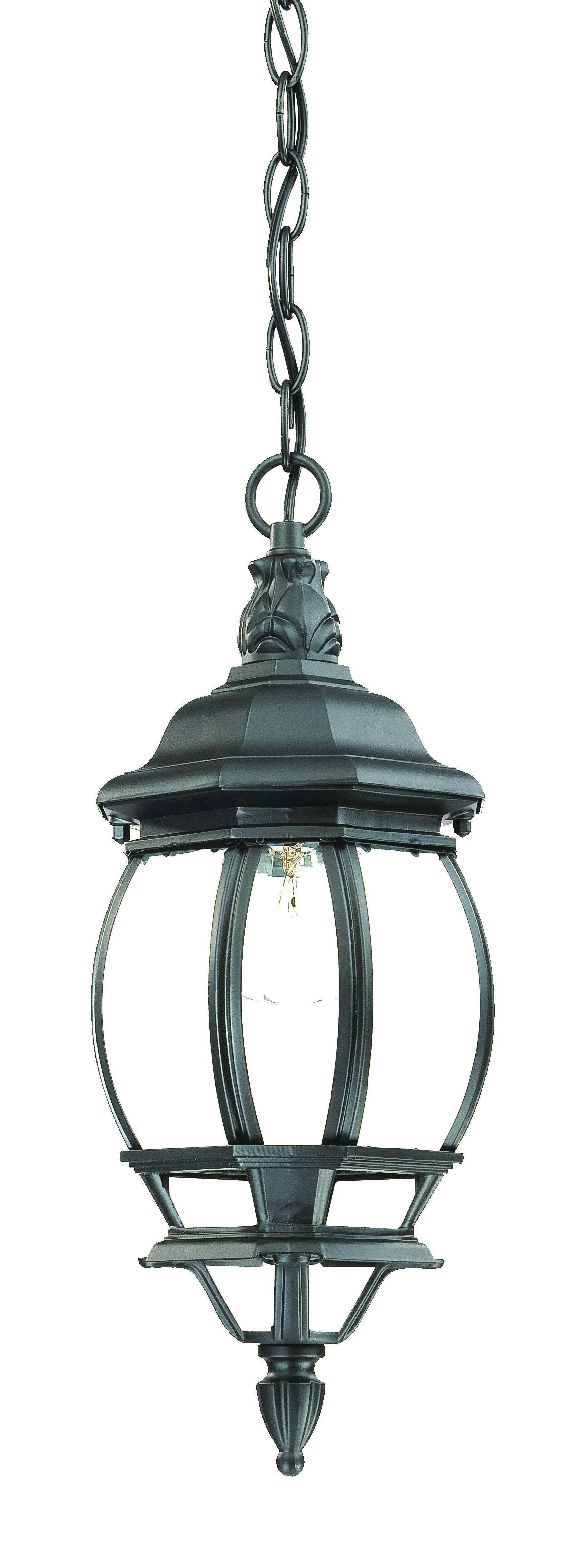 Matte Black Glass Globe Hanging Light - Image 3