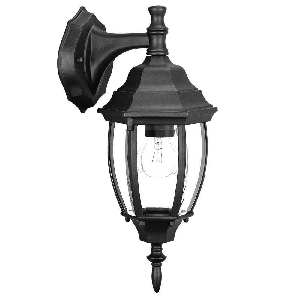 Matte Black Hanging Globe Lantern Wall Light - Image 3