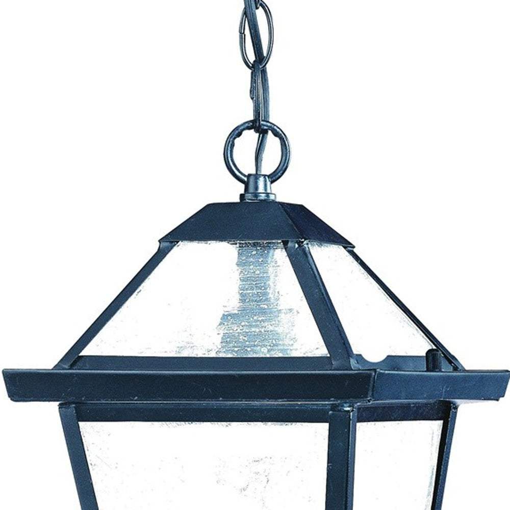 Matte Black Hanging Lantern Light - Image 4