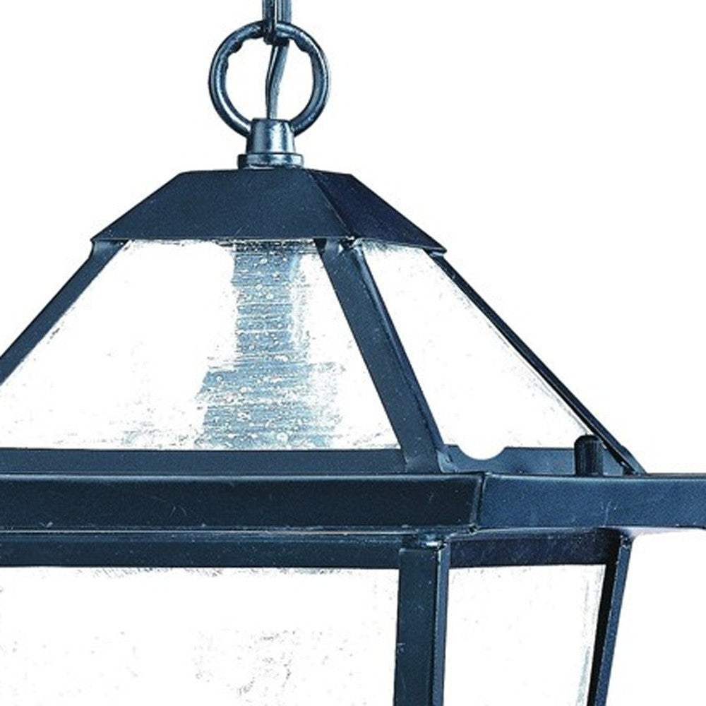 Matte Black Hanging Lantern Light - Image 5