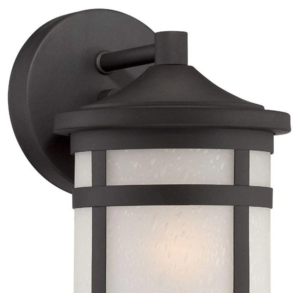 Matte Black Hanging Lantern Shape Wall Light - Image 4