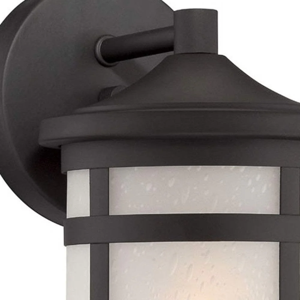 Matte Black Hanging Lantern Shape Wall Light - Image 5