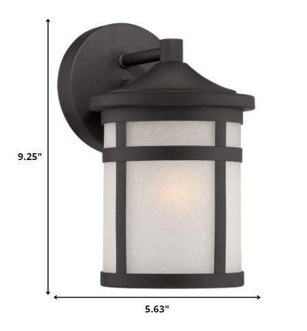 Matte Black Hanging Lantern Shape Wall Light - Image 6