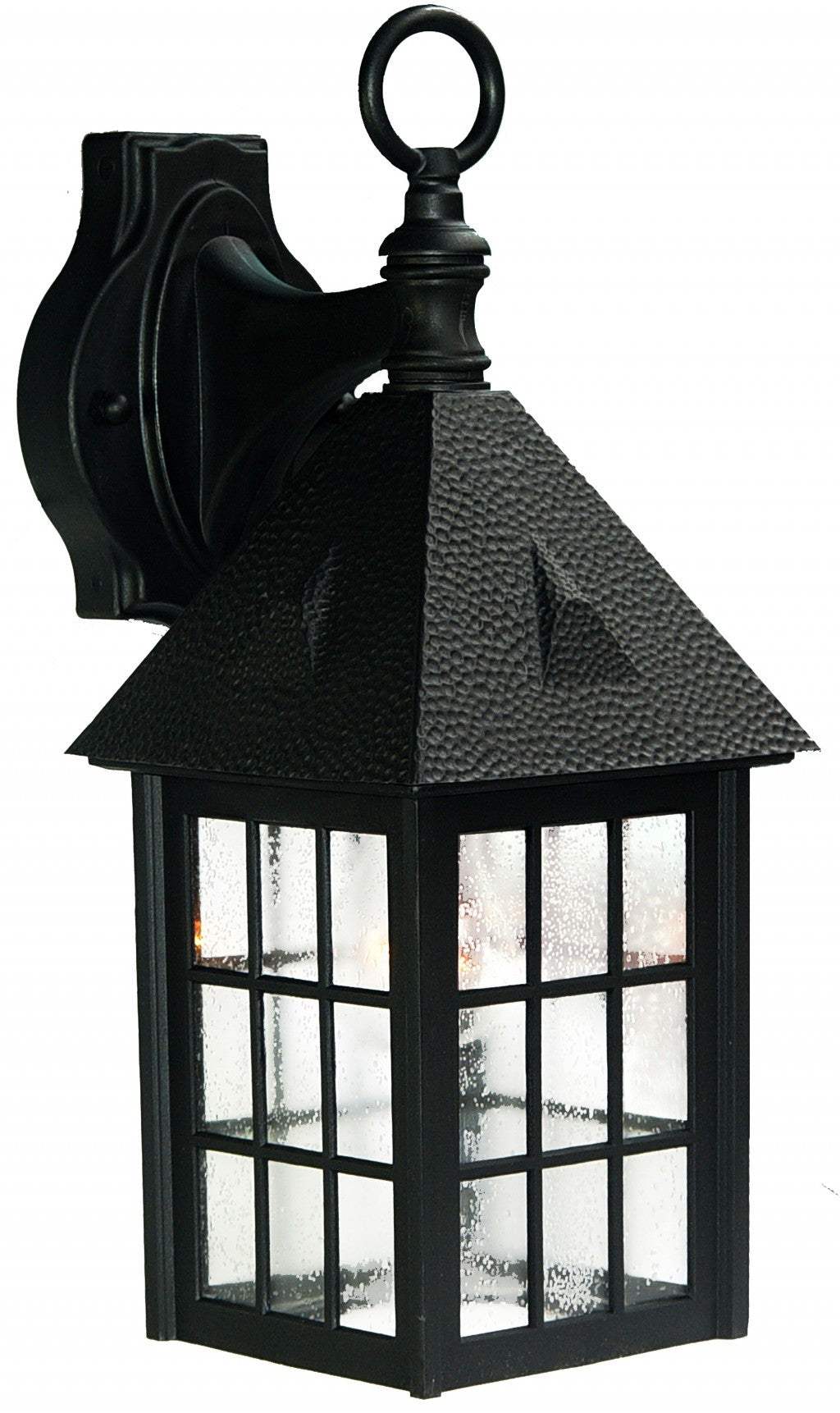 Matte Black House Shaped Wall Light - Image 3