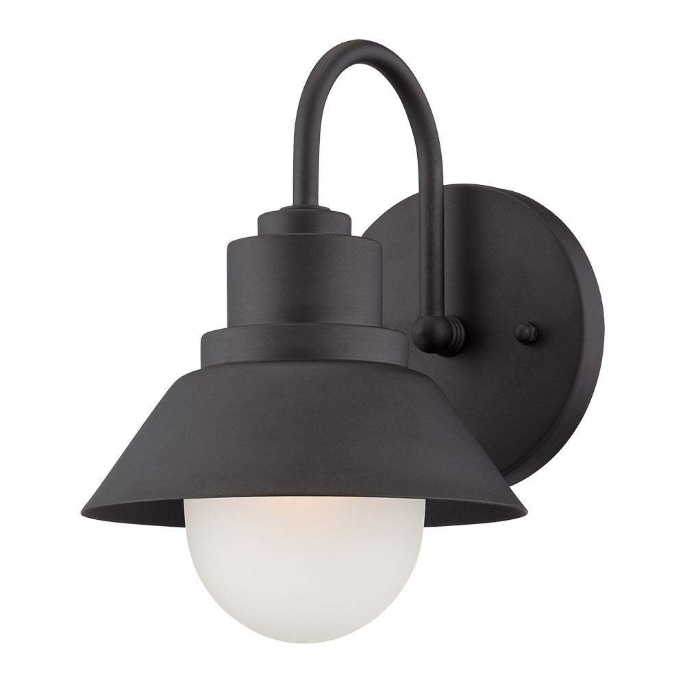 Matte Black Lamp Shade Wall Light - Image 2