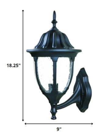 Matte Black Lamp Shape Wall Light - Image 6