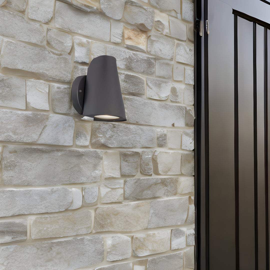 Matte Black LED Conical Wall Sconce - Image 2
