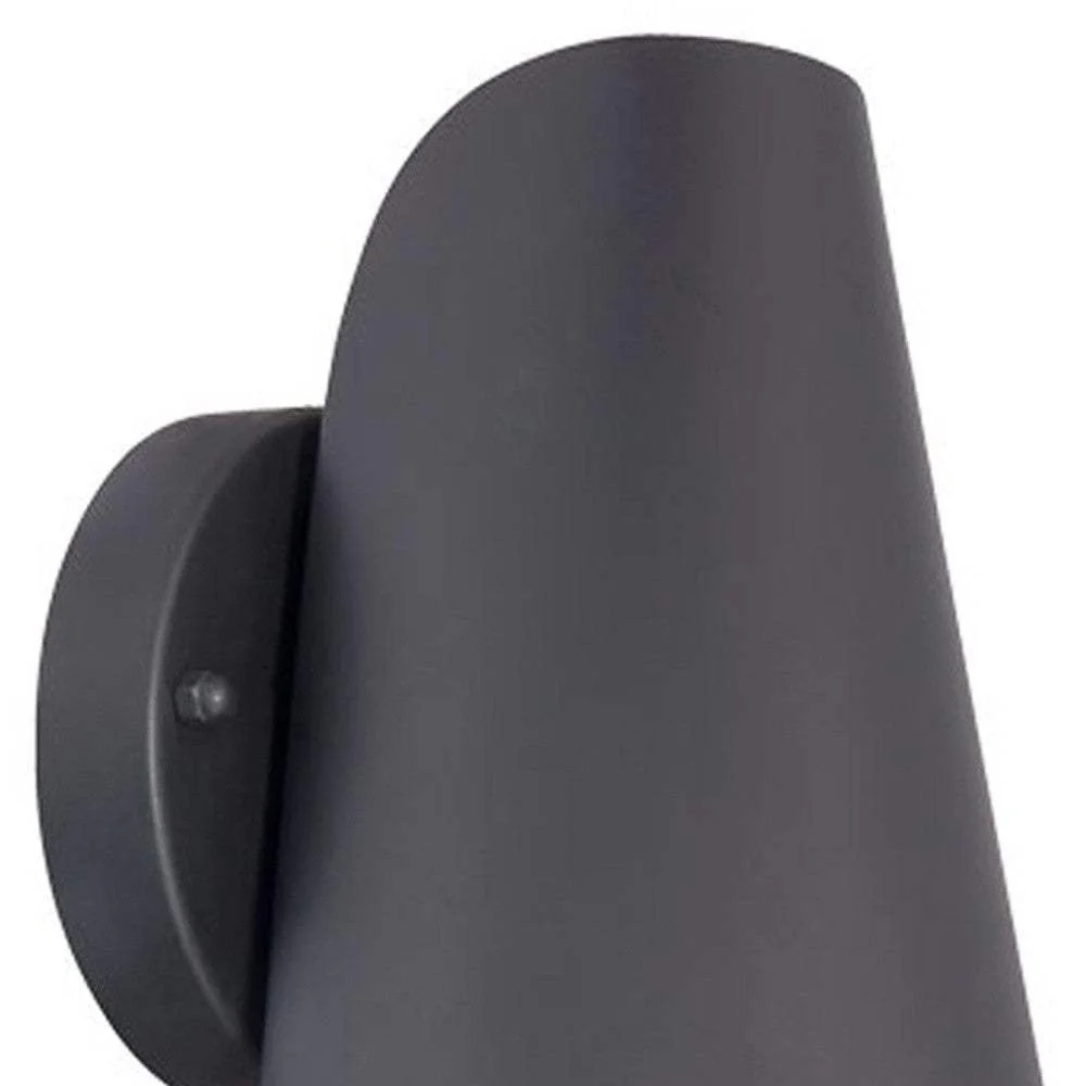 Matte Black LED Conical Wall Sconce - Image 4