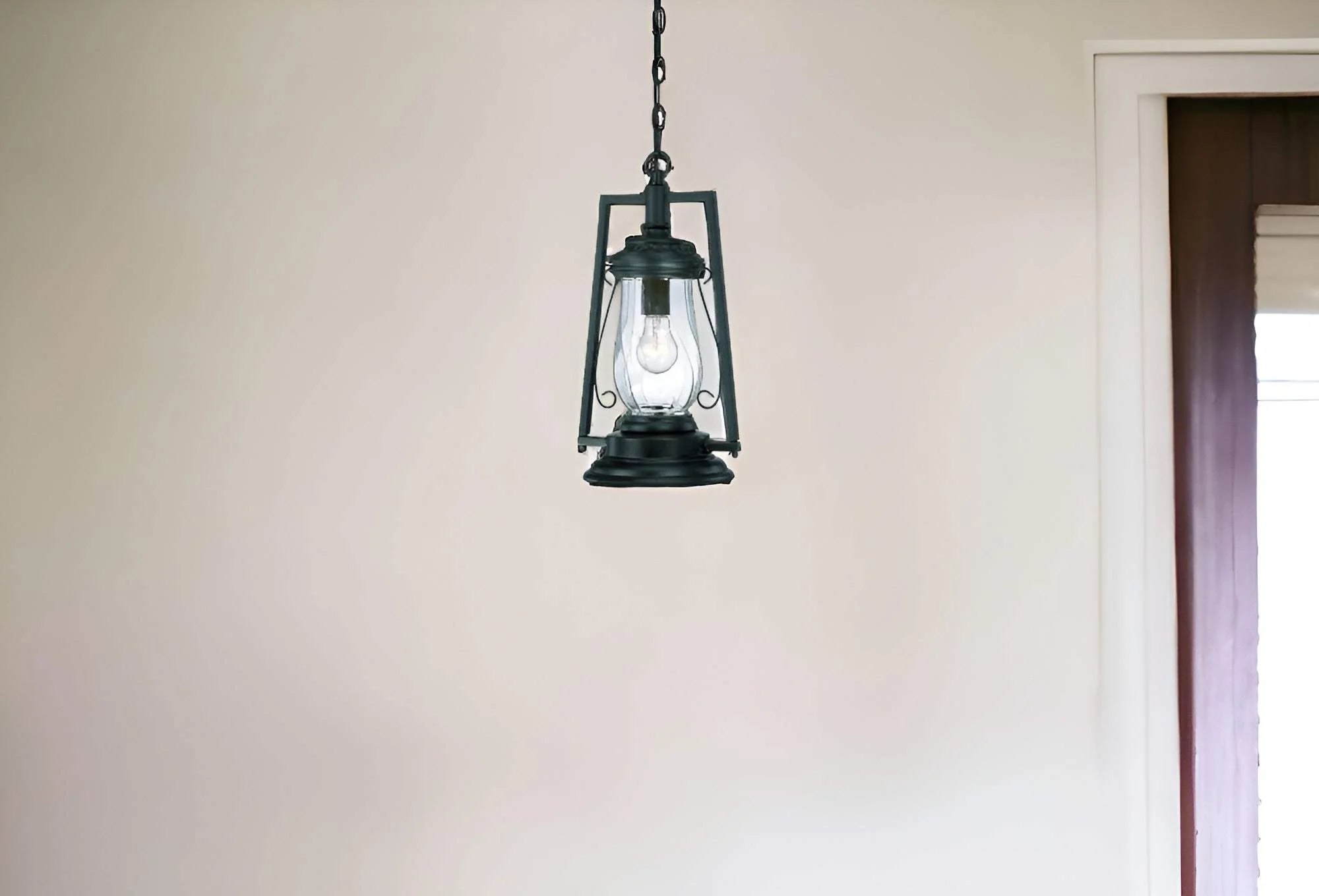 Matte Black Oil Lamp Hanging Light - Image 2