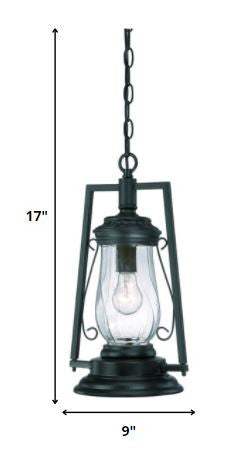 Matte Black Oil Lamp Hanging Light - Image 6