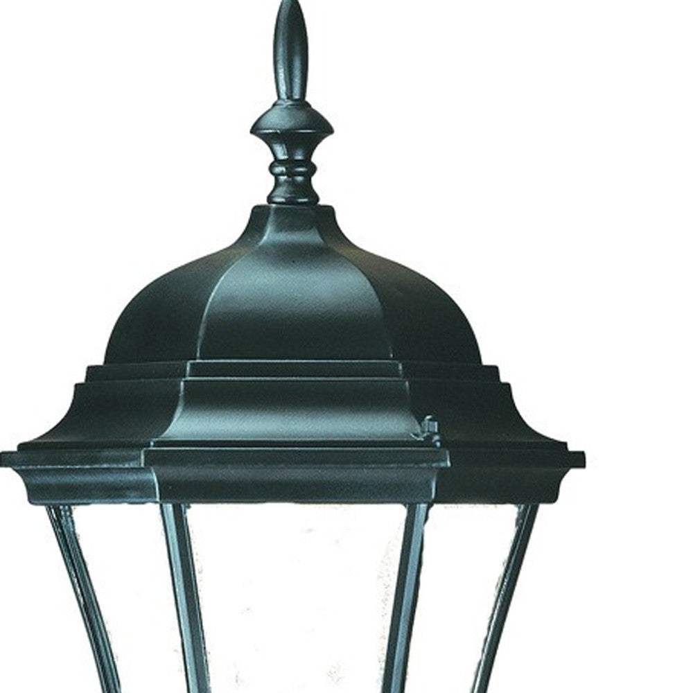 Matte Black Ornamental Carousel Lantern Wall Light - Image 4