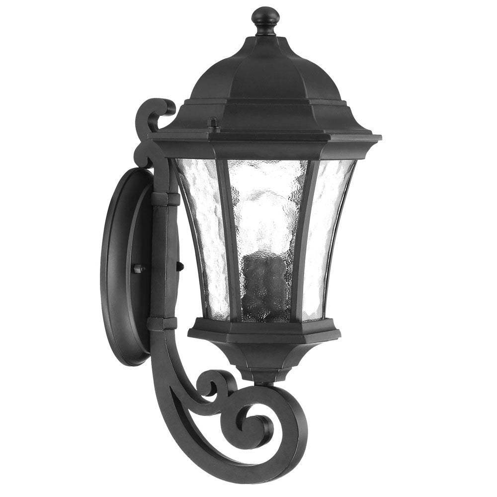 Matte Black Tapered Lantern Wall Light - Image 2