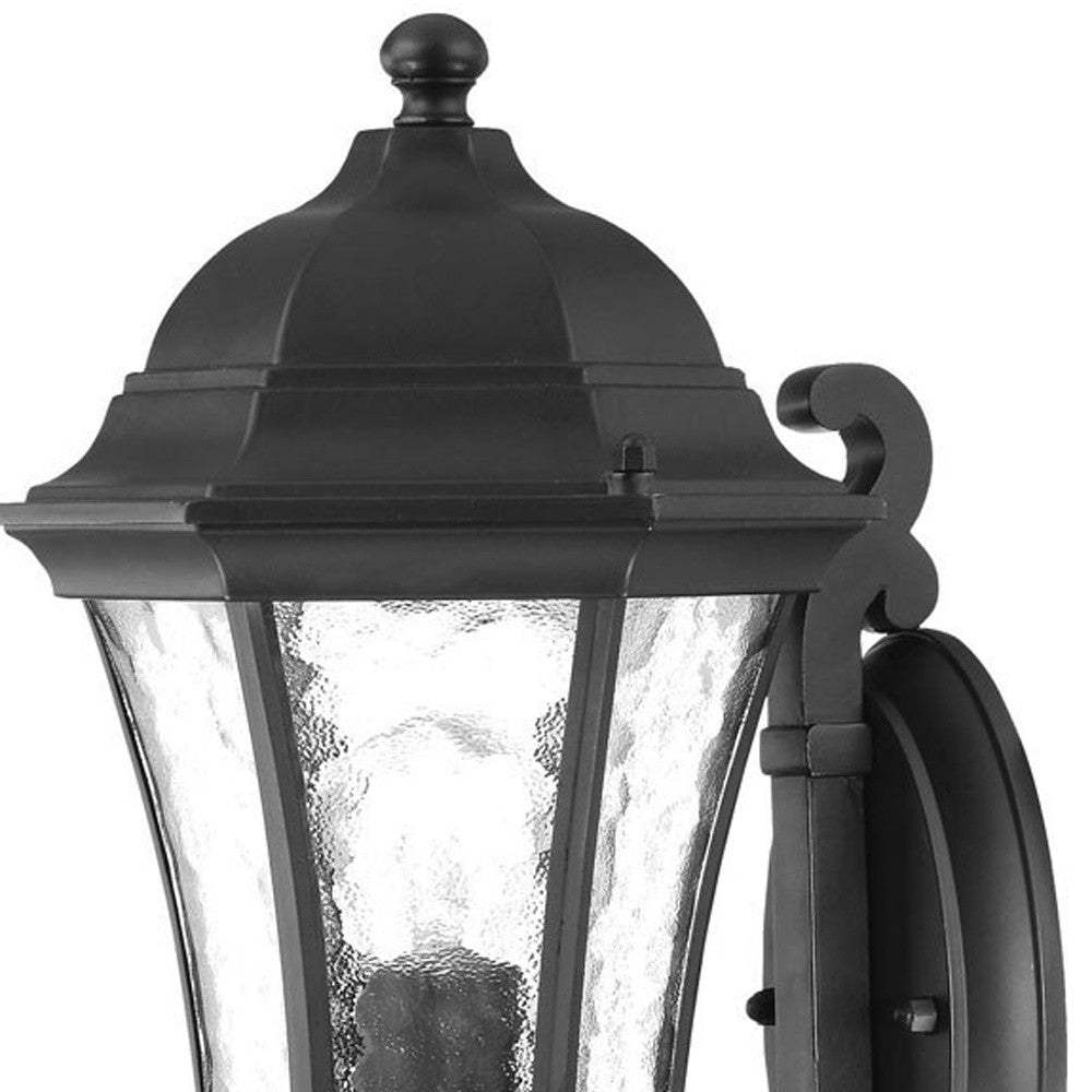 Matte Black Tapered Lantern Wall Light - Image 3