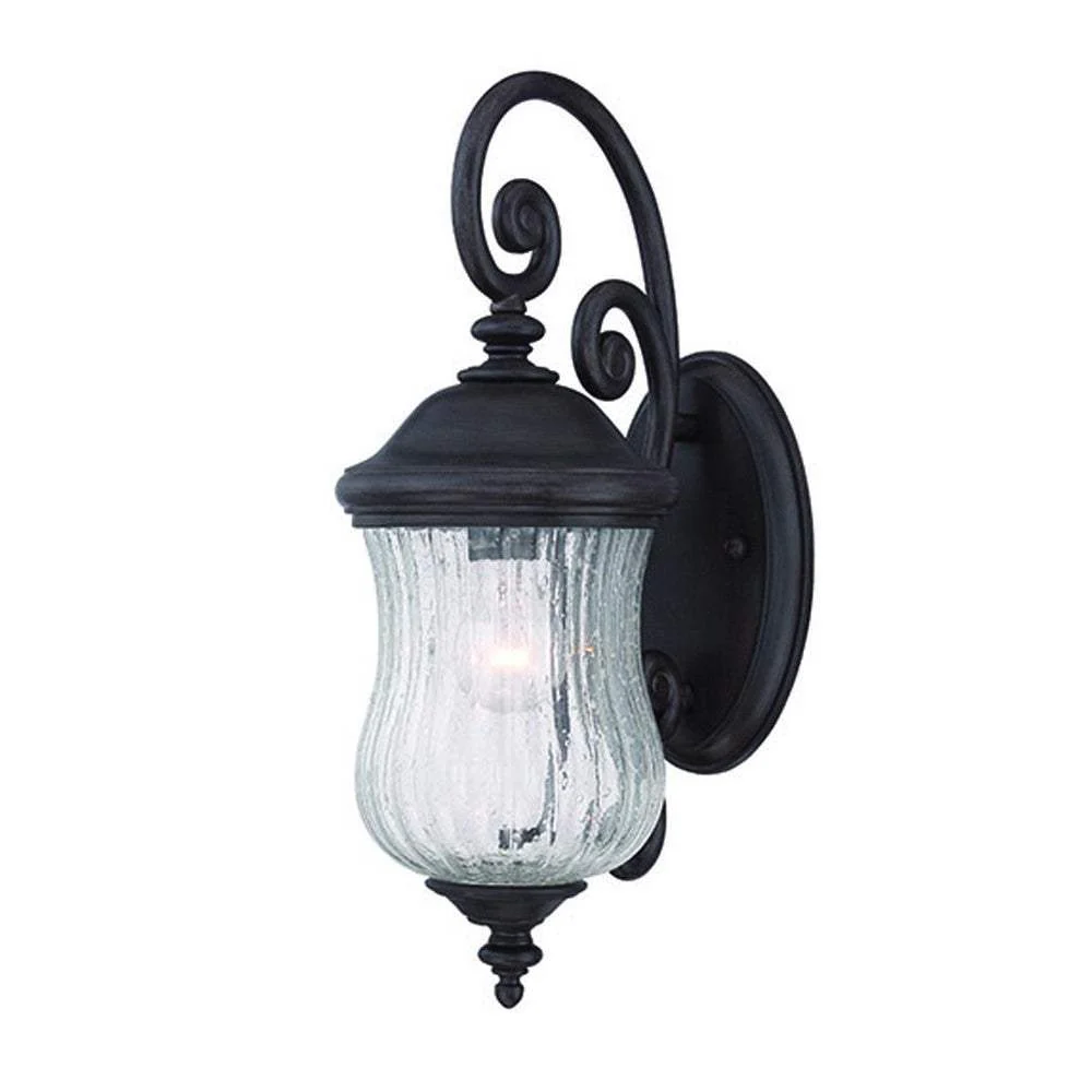 Matte Black Urn Shaped Wall Light - Image 2