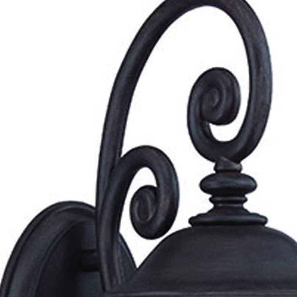 Matte Black Urn Shaped Wall Light - Image 4