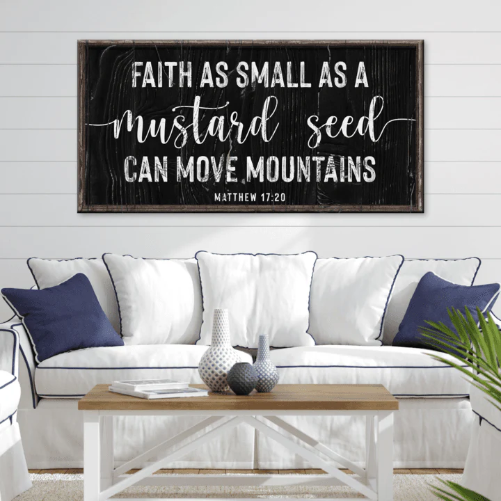 Matthew 17:20 - Faith Can Move Mountains Sign II - Image 6