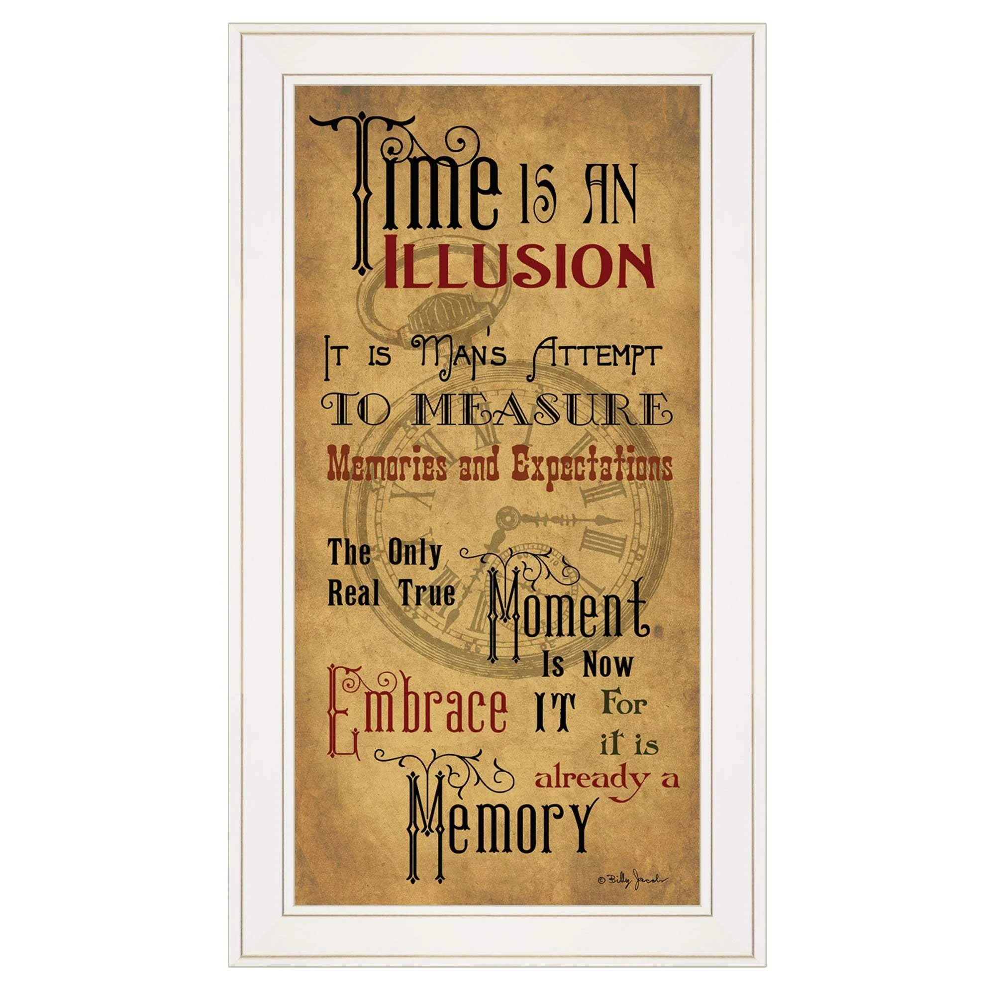 Memories 1 White Framed Print Wall Art - Image 2