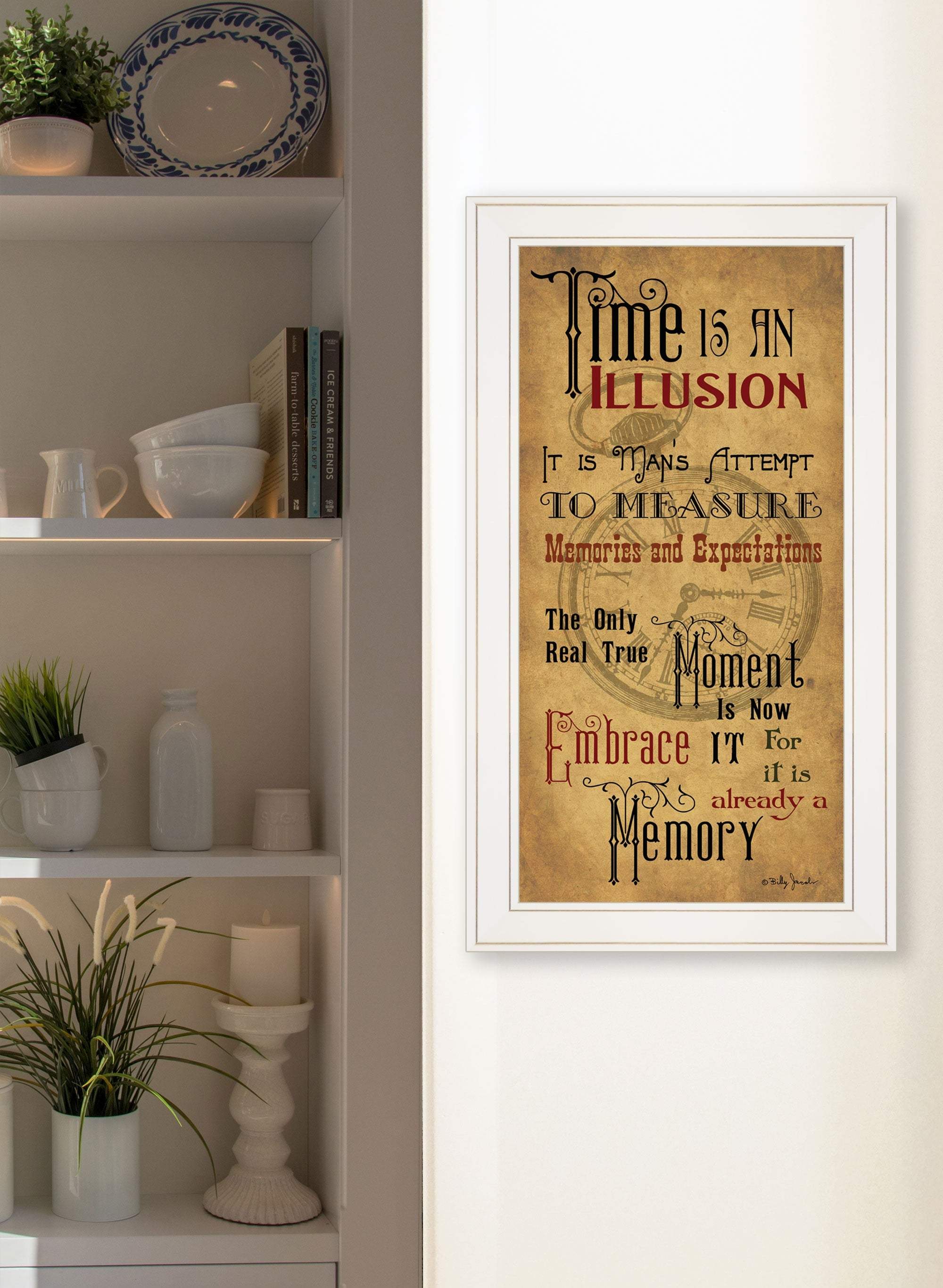Memories 1 White Framed Print Wall Art - Image 4