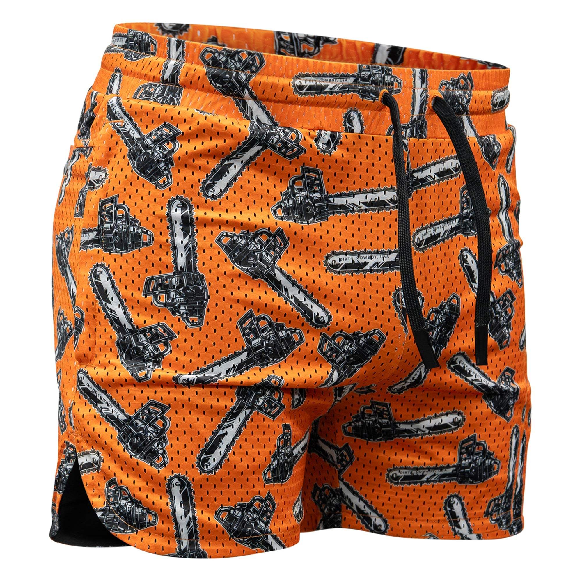 Men’s Double-Layer Mesh Training Shorts — 5" Inseam - Image 13