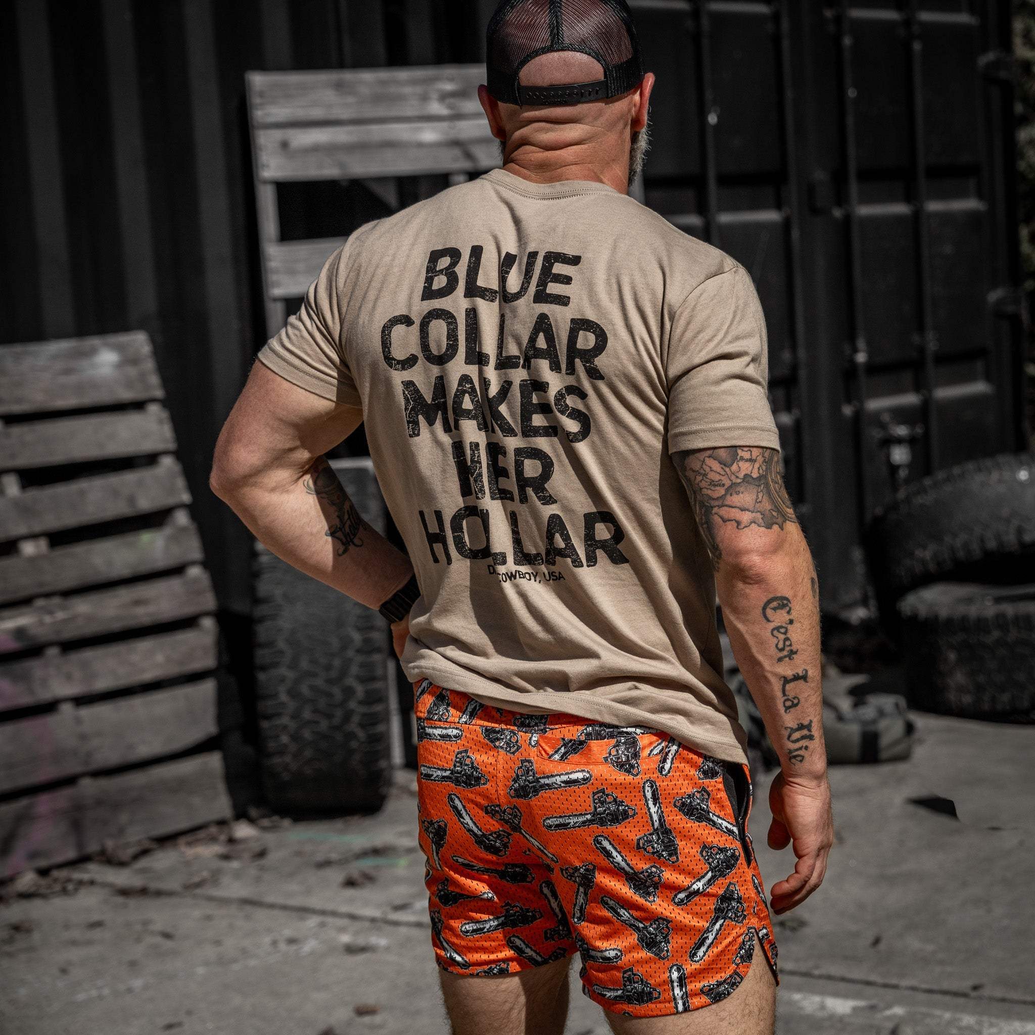 Men’s Double-Layer Mesh Training Shorts — 5" Inseam - Image 20