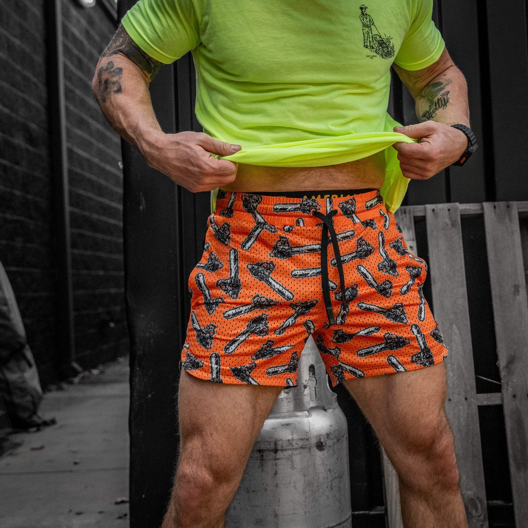 Men’s Double-Layer Mesh Training Shorts — 5" Inseam - Image 23
