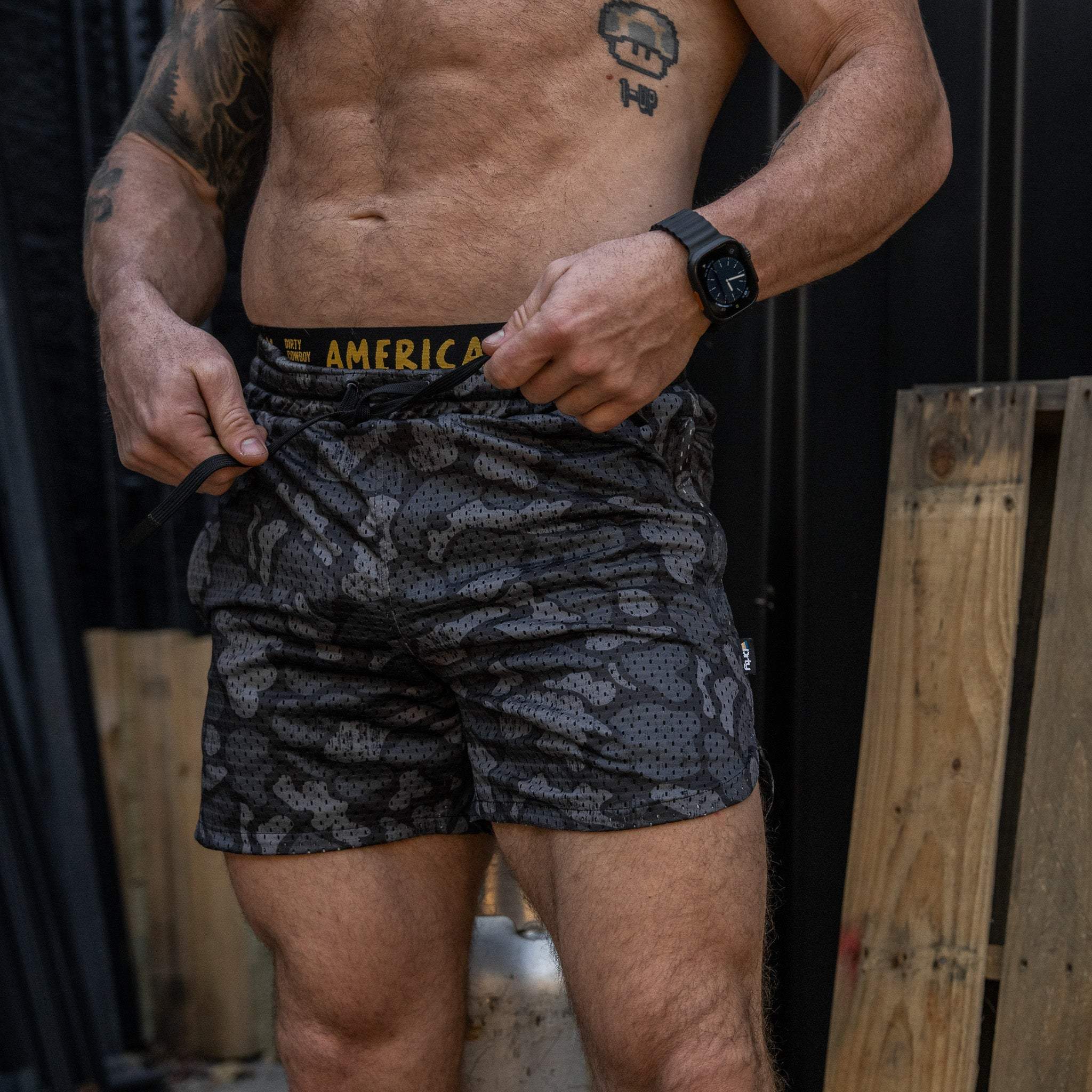 Men’s Double-Layer Mesh Training Shorts — 5" Inseam - Image 28