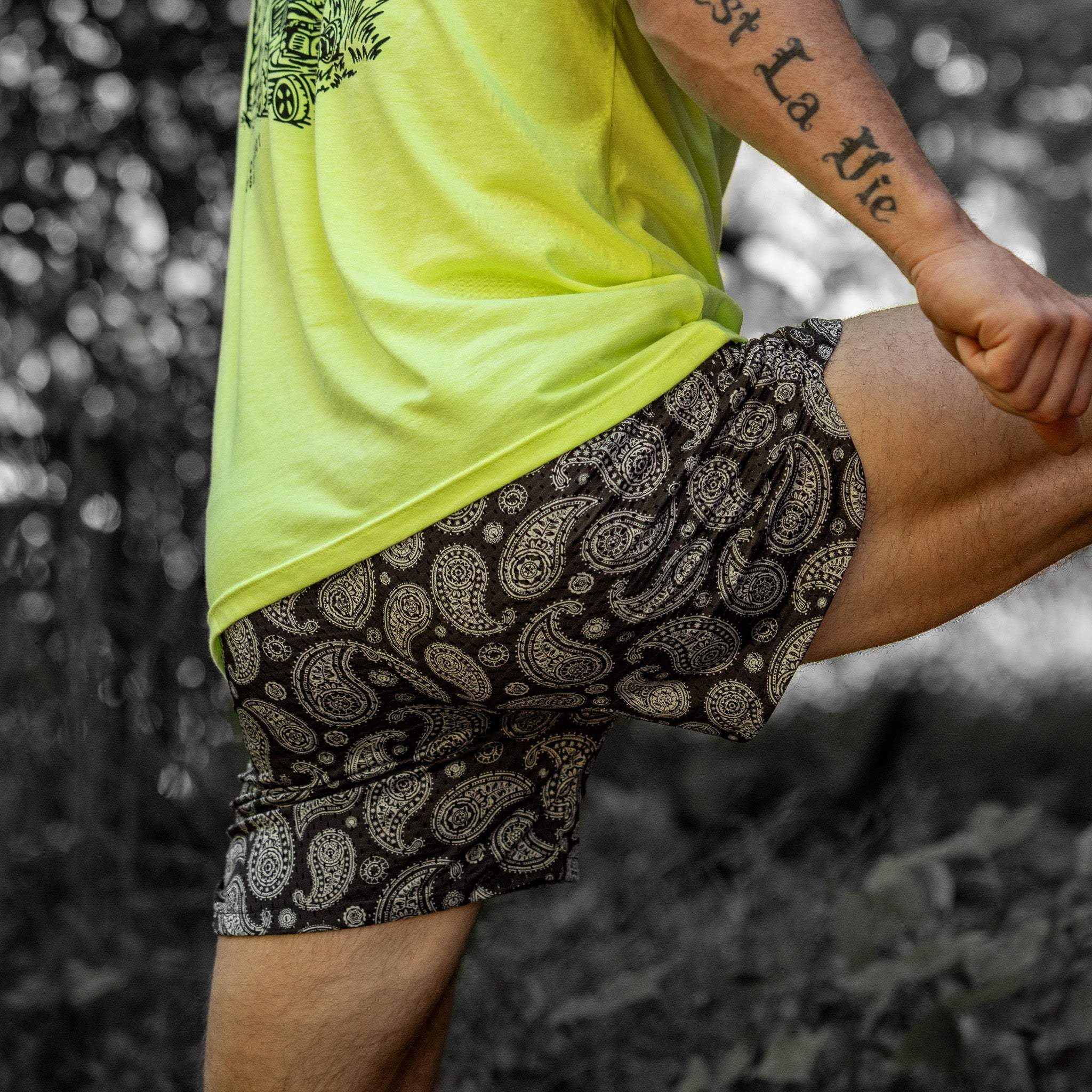 Men’s Double-Layer Mesh Training Shorts — 5" Inseam - Image 38
