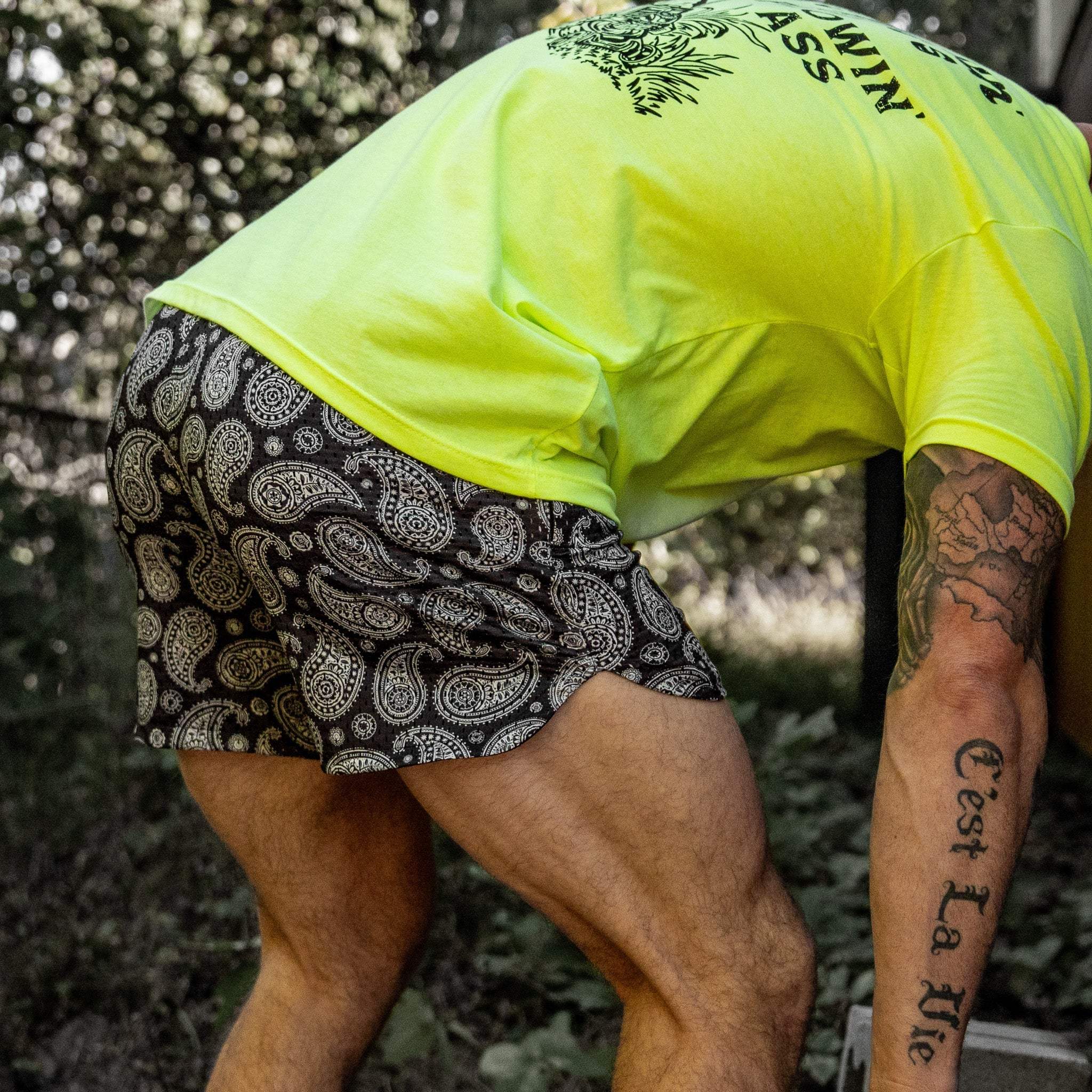 Men’s Double-Layer Mesh Training Shorts — 5" Inseam - Image 42
