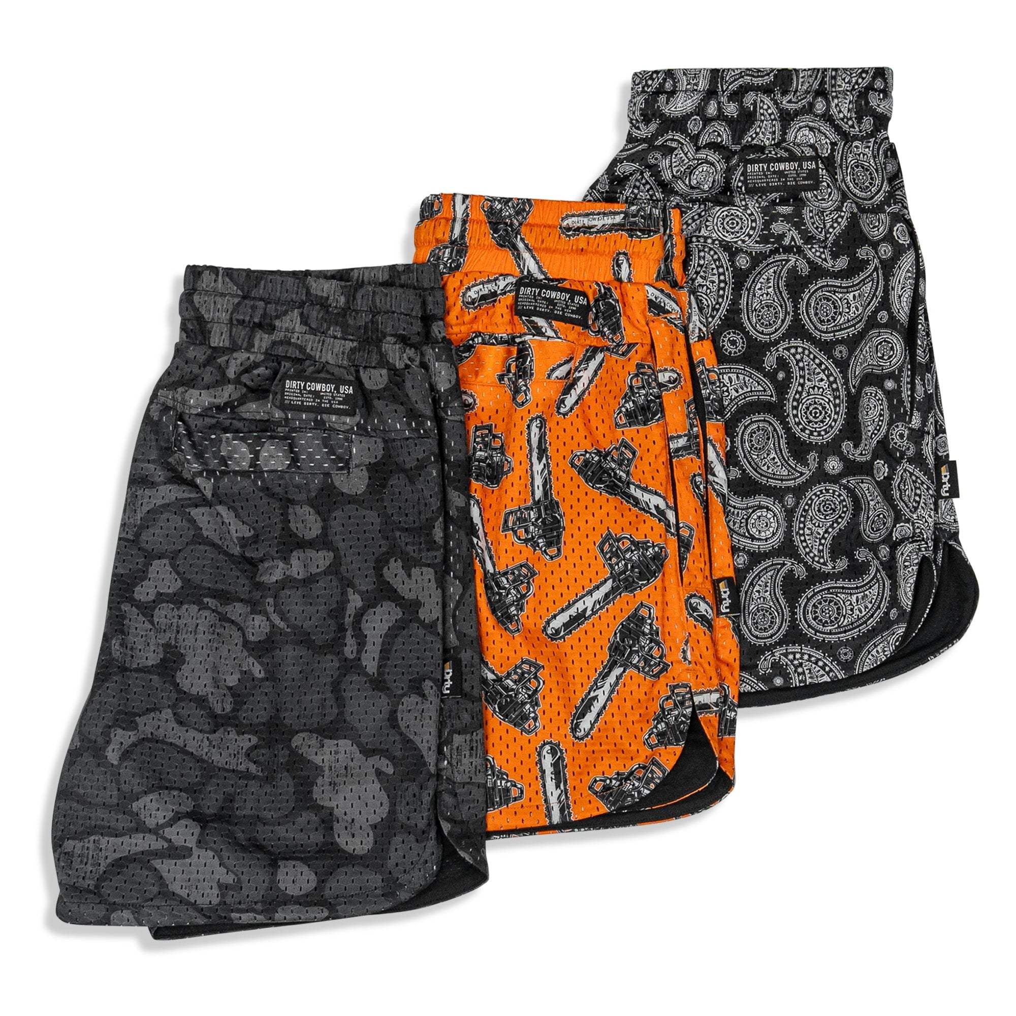 Men’s Double-Layer Mesh Training Shorts — 5" Inseam - Image 55