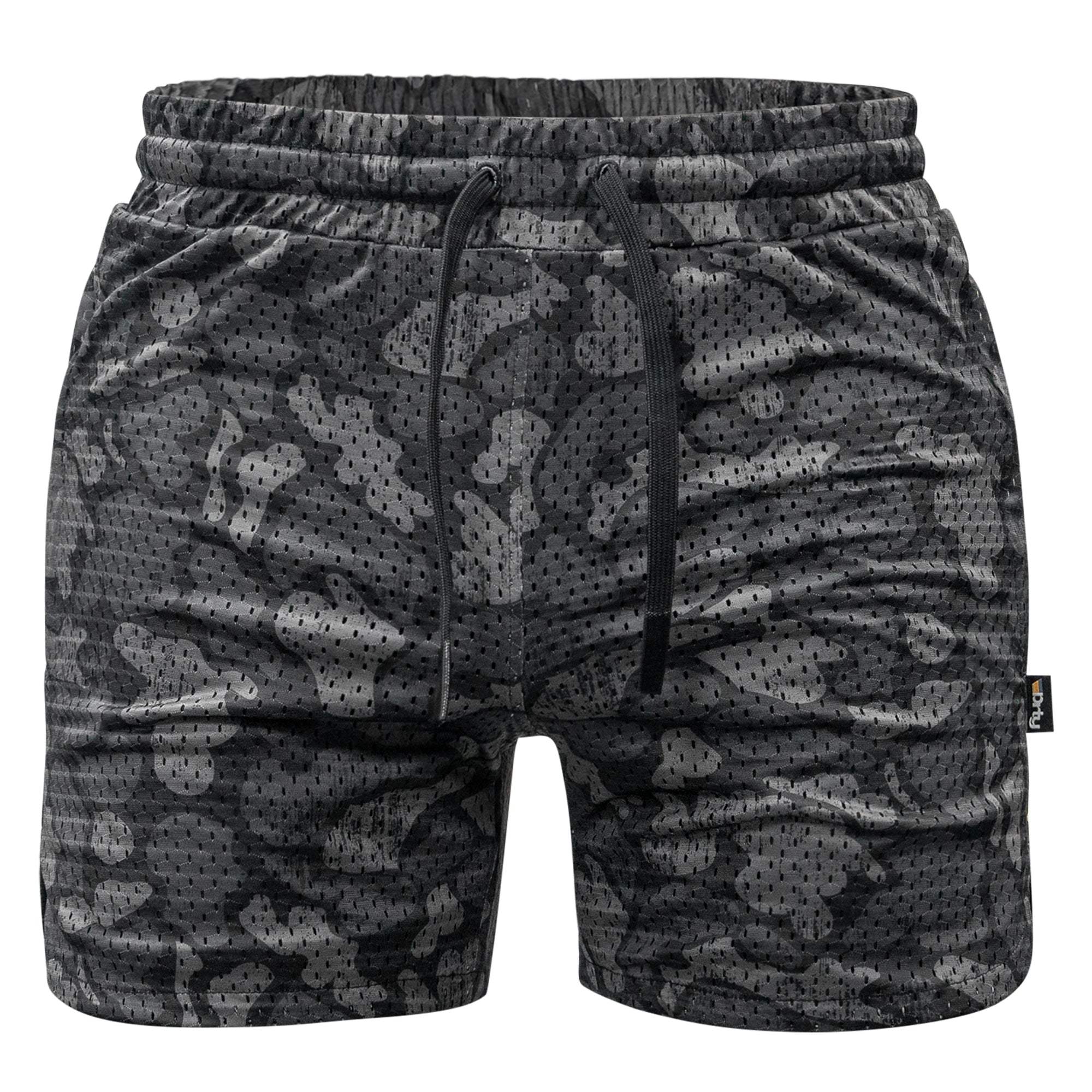 Men’s Double-Layer Mesh Training Shorts — 5" Inseam - Image 6