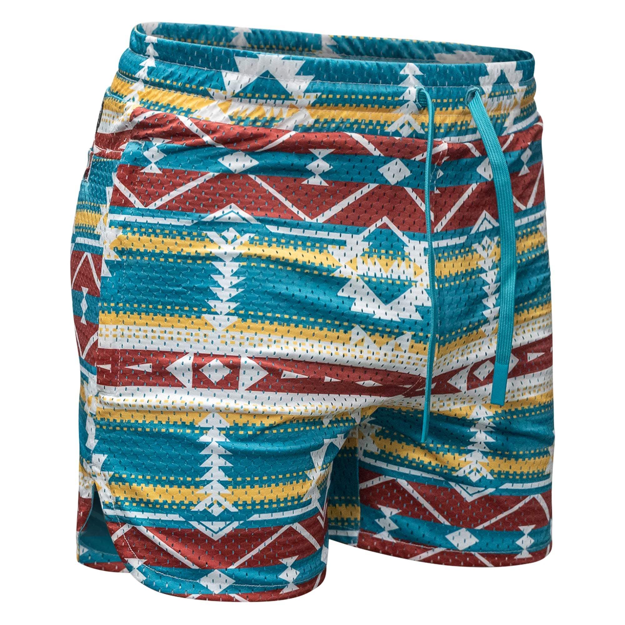 Men’s Double-Layer Mesh Training Shorts — 5" Inseam - Image 67