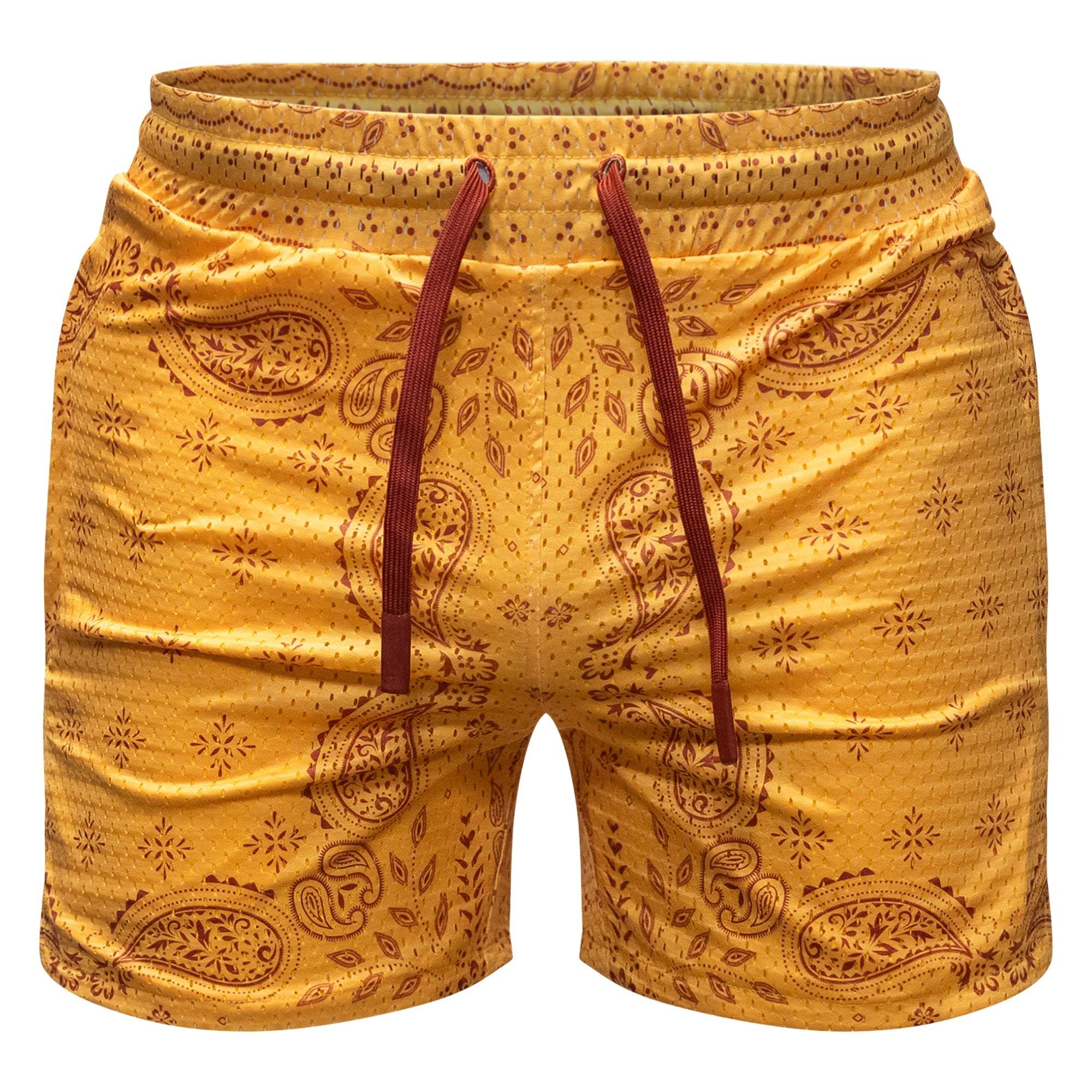 Men’s Double-Layer Mesh Training Shorts — 5" Inseam - Image 71