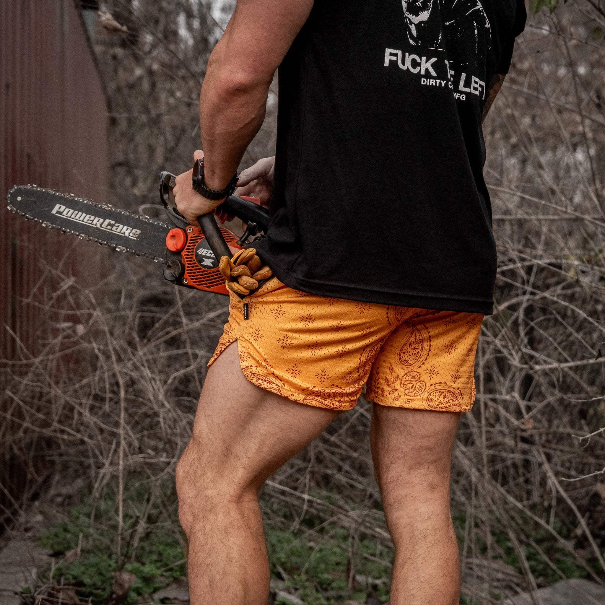 Men’s Double-Layer Mesh Training Shorts — 5" Inseam - Image 80