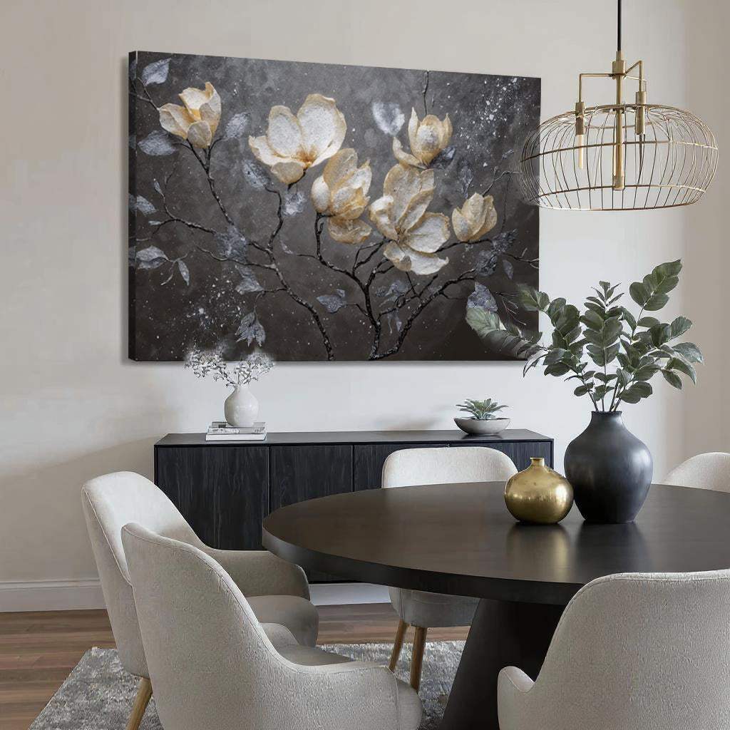 Midnight Magnolias Wall Art - Image 2