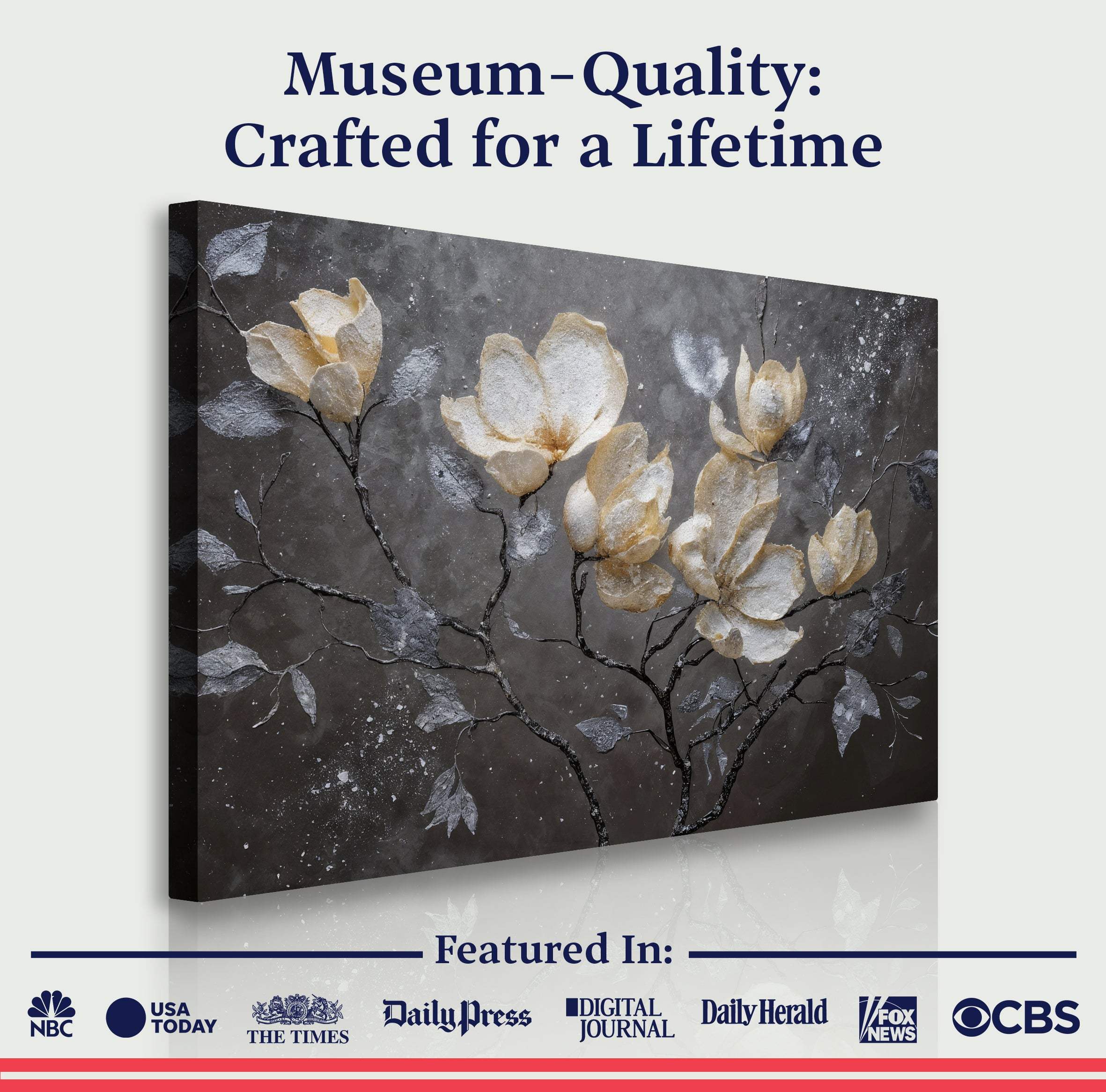 Midnight Magnolias Wall Art - Image 6