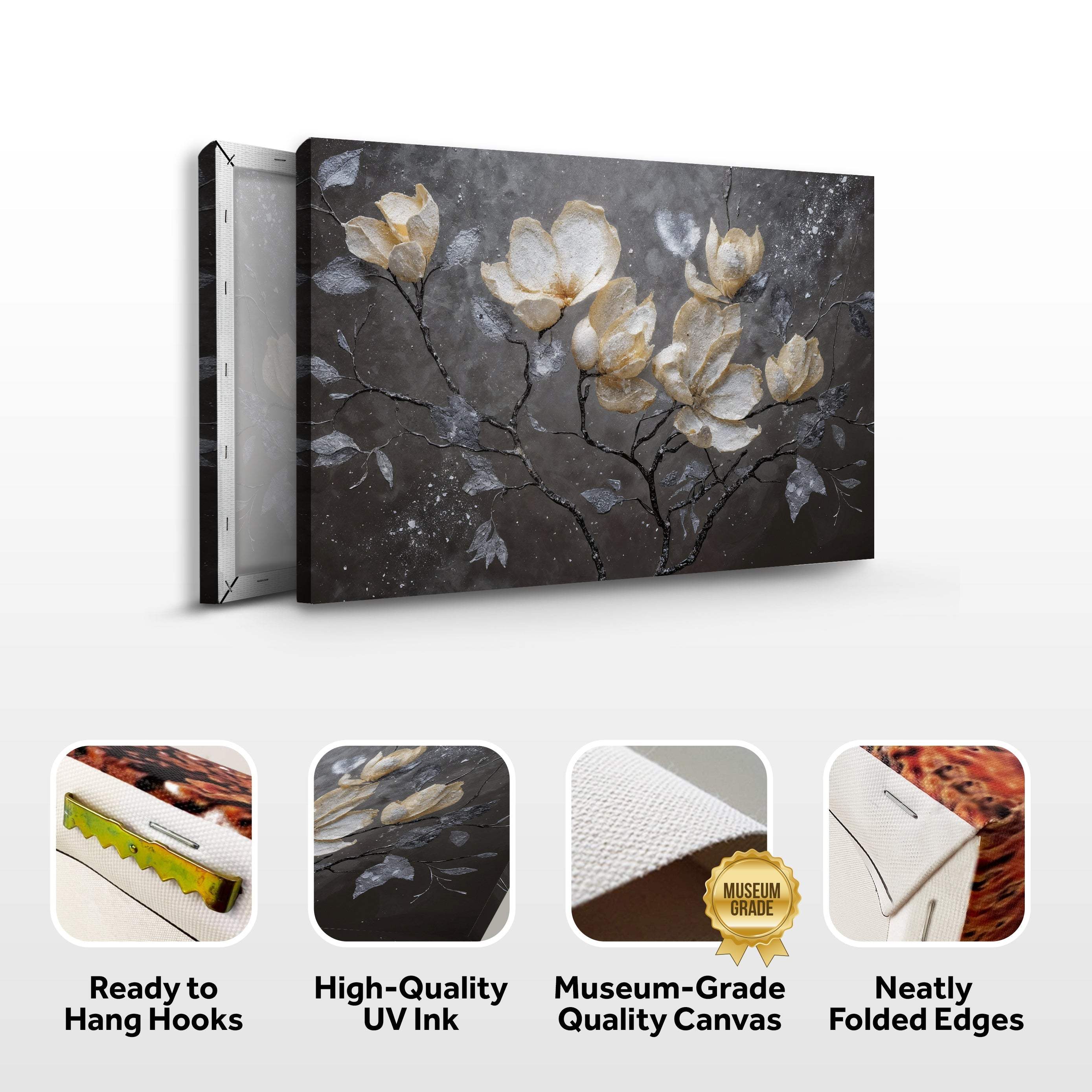 Midnight Magnolias Wall Art - Image 8