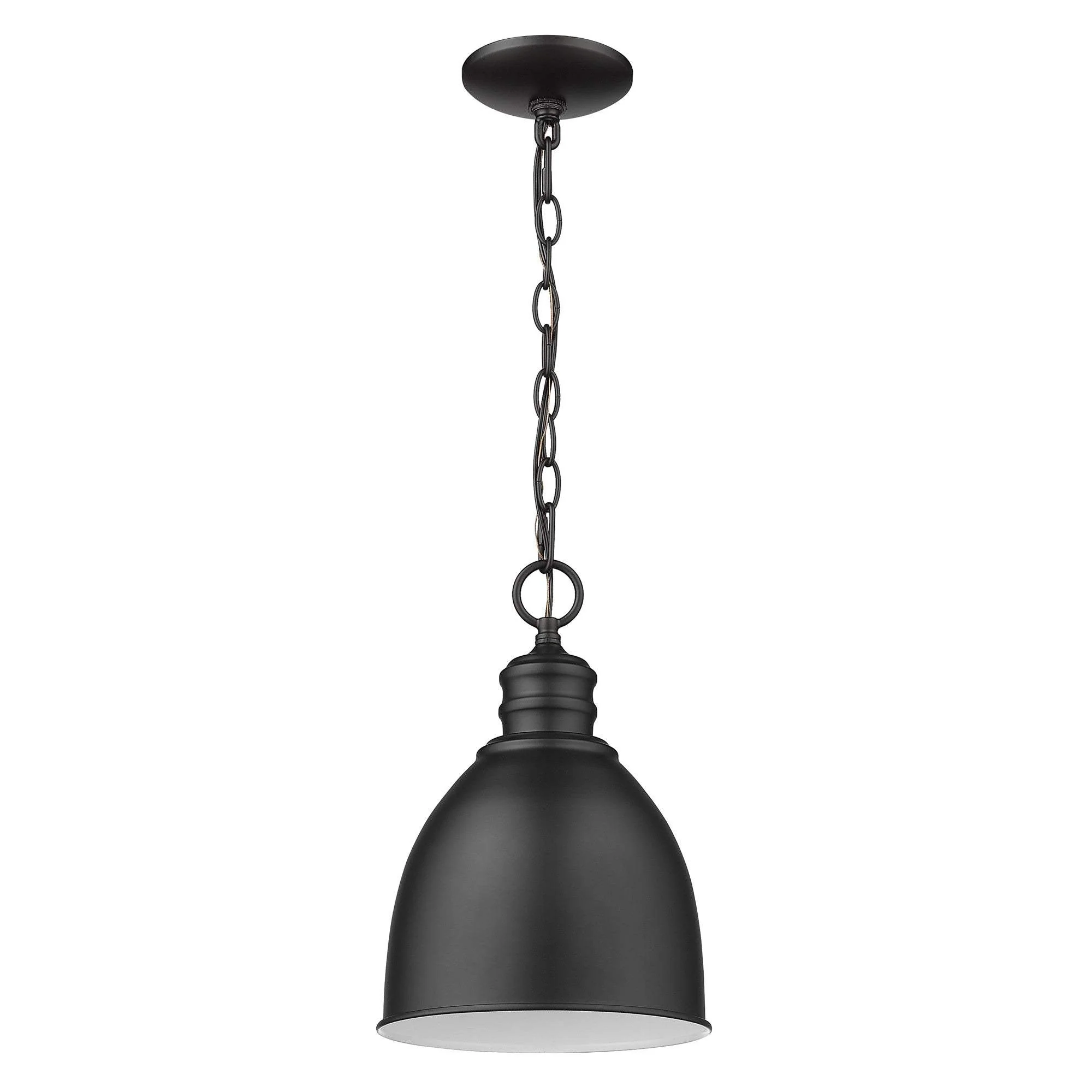 Minimalist Black Metal Pendant Hanging Light - Image 3