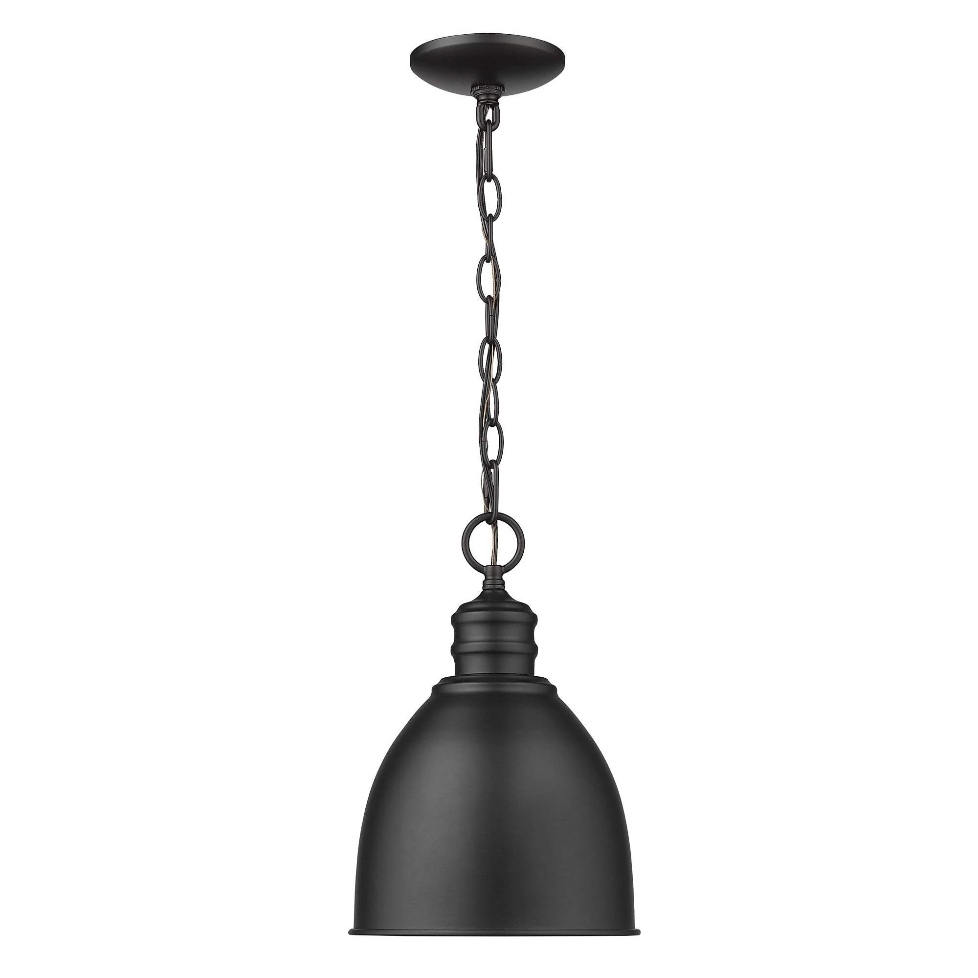 Minimalist Black Metal Pendant Hanging Light - Image 4