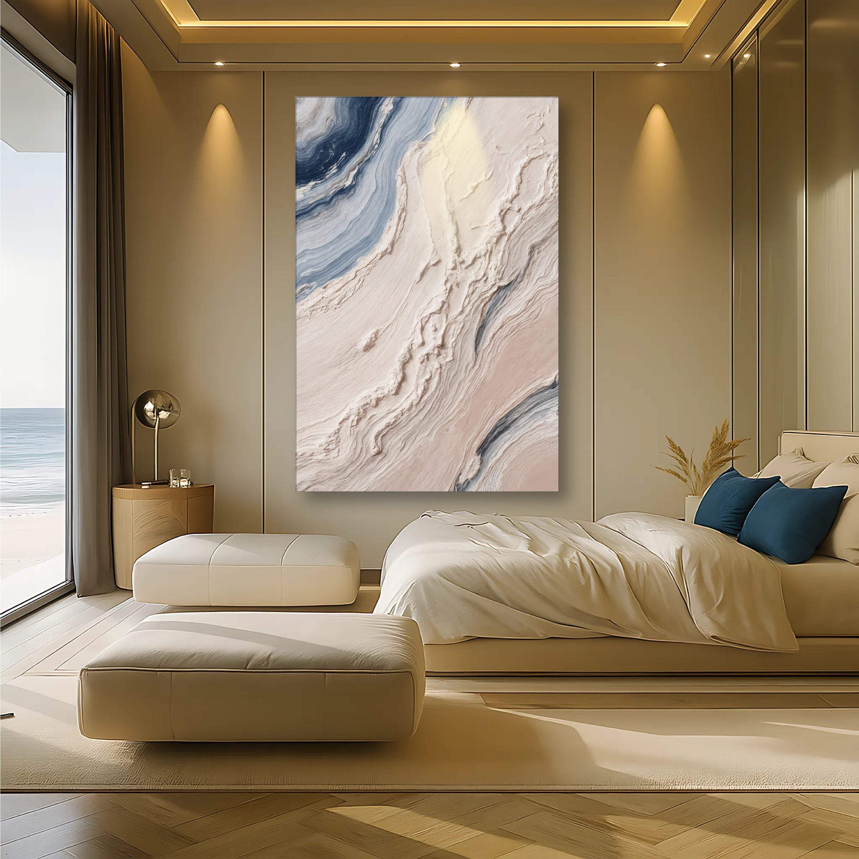 Minimalist Waves Wall Art III - Image 4