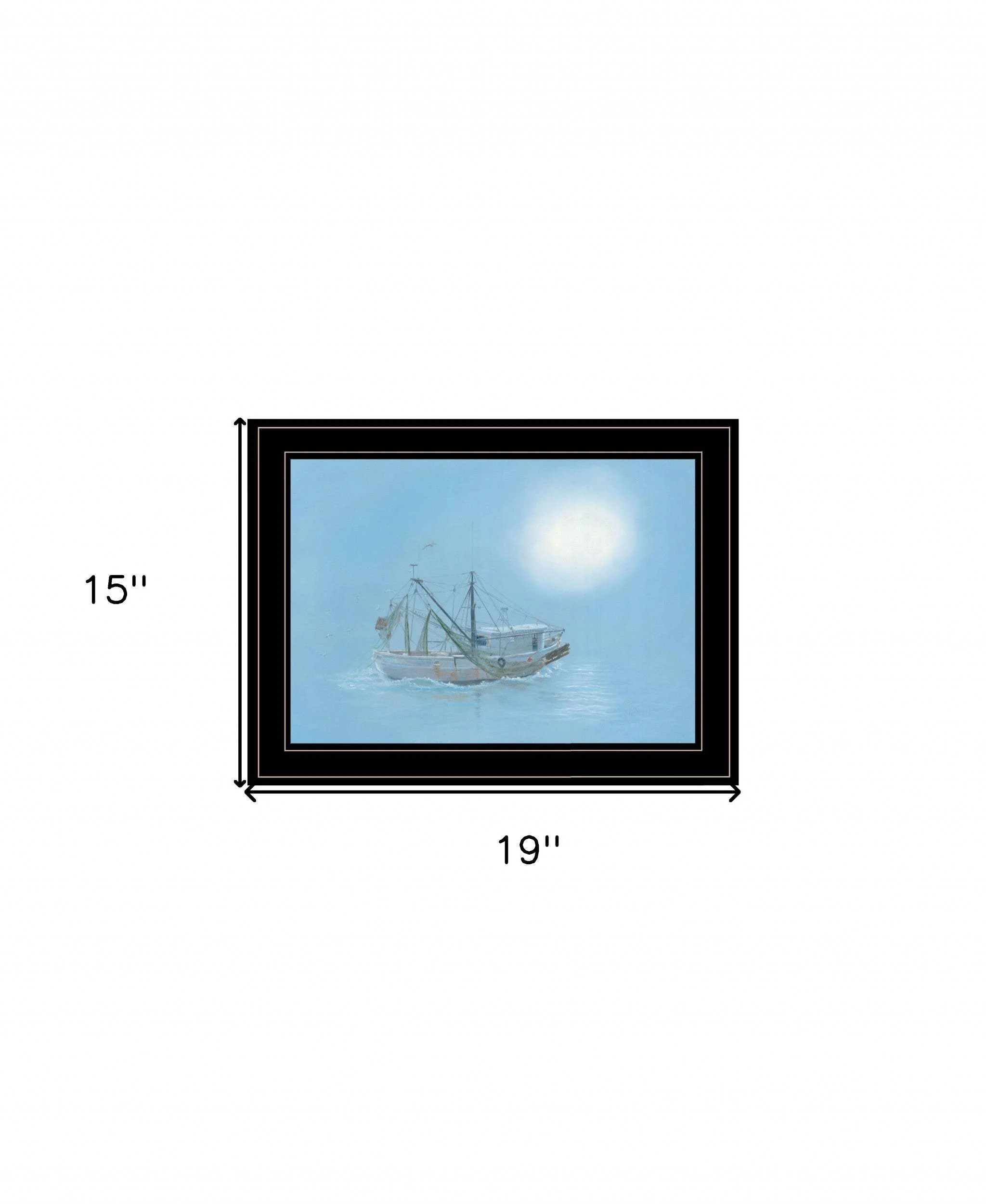 Misty Morning 2 Black Framed Print Wall Art - Image 5