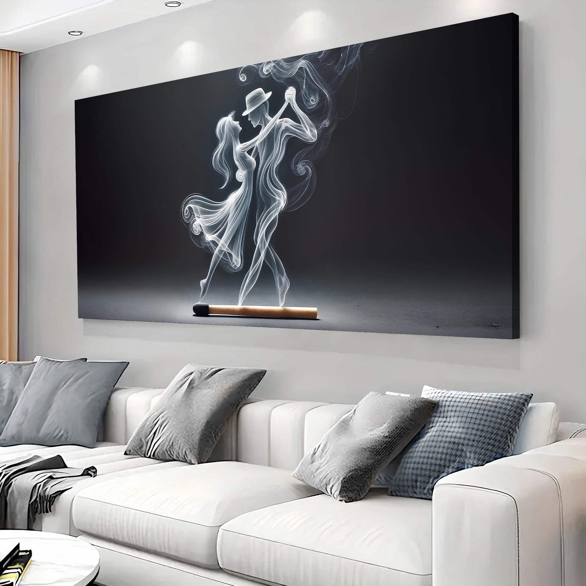 Modern Abstract Couple Dance Wall Art - Image 4