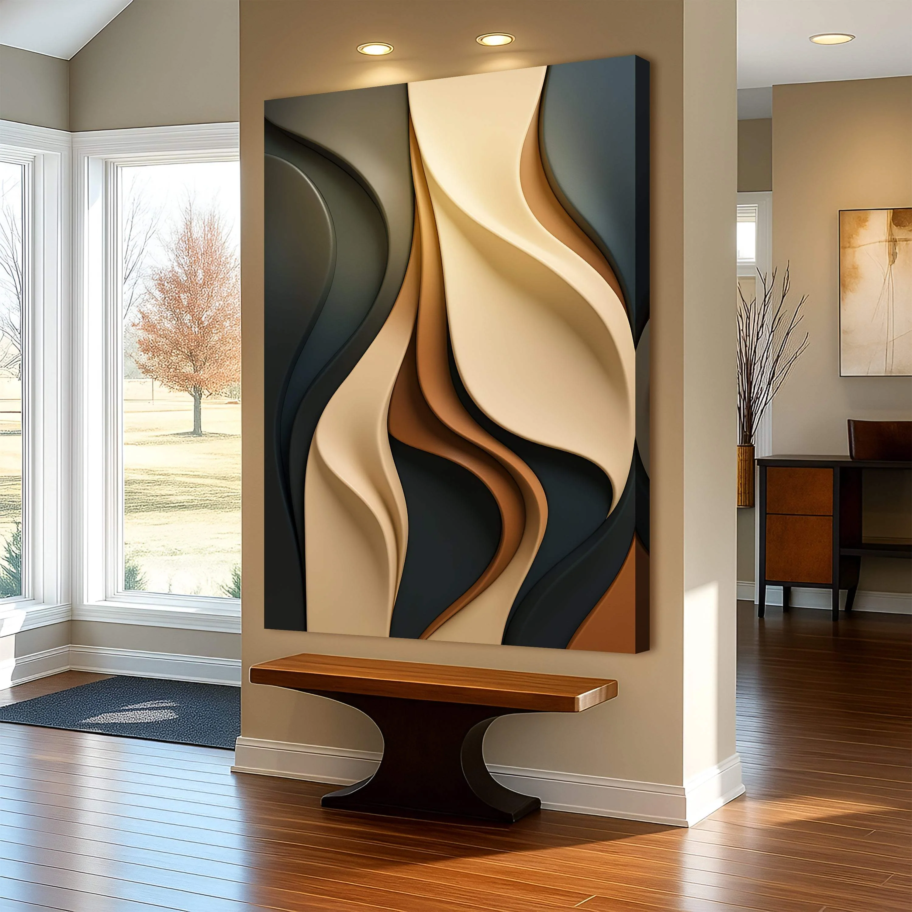 Modern Abstract Minimalist Wall Art - Image 2