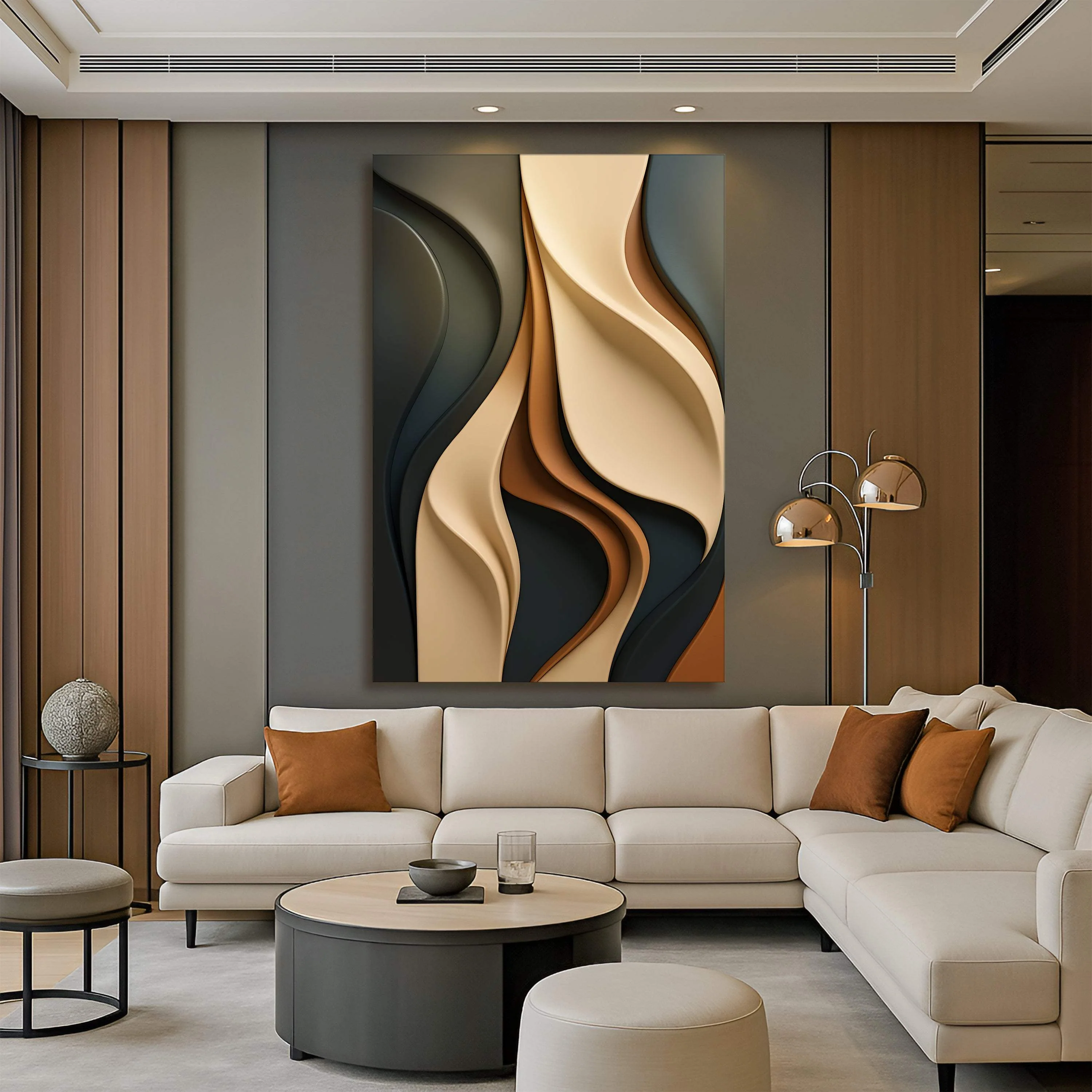 Modern Abstract Minimalist Wall Art - Image 3