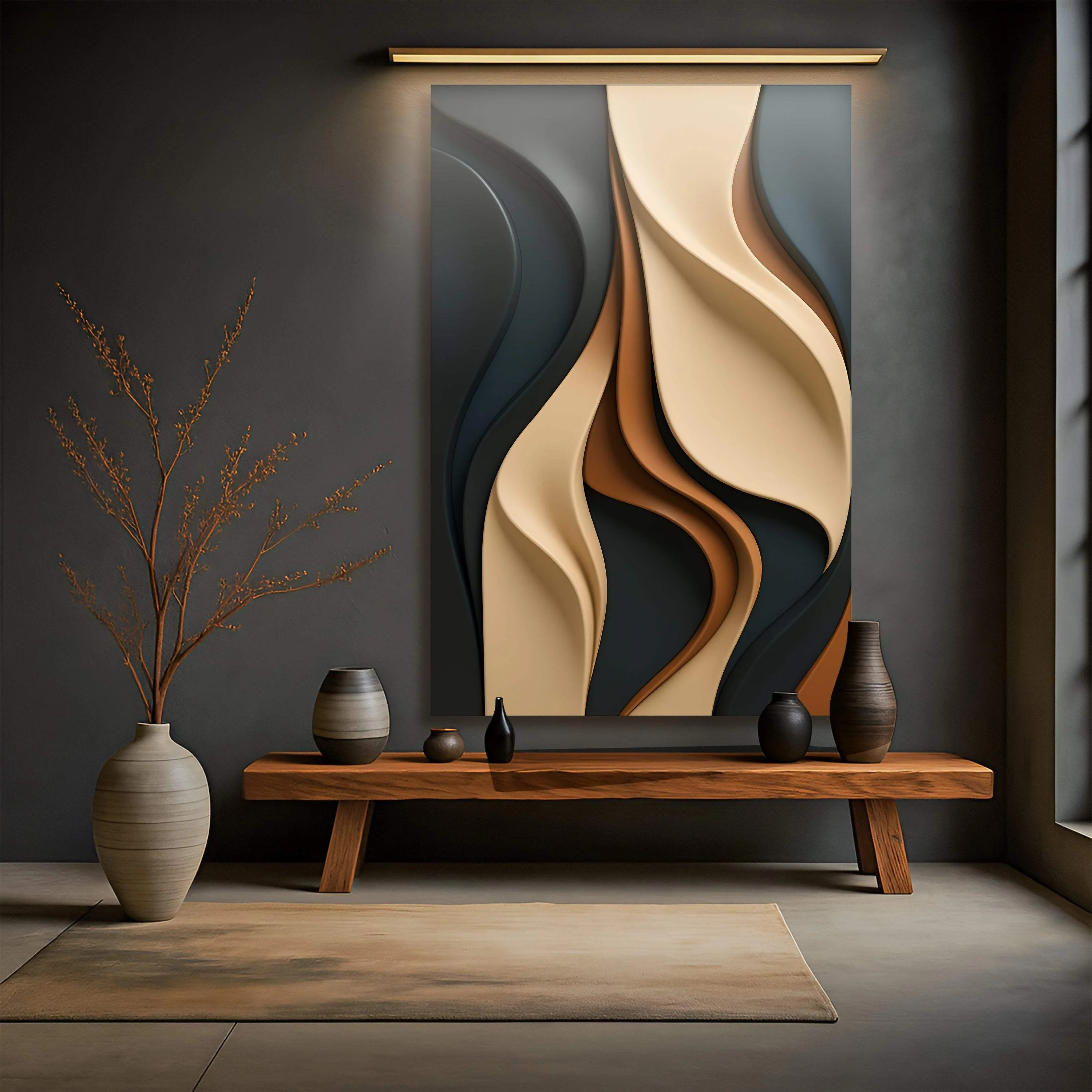 Modern Abstract Minimalist Wall Art - Image 4