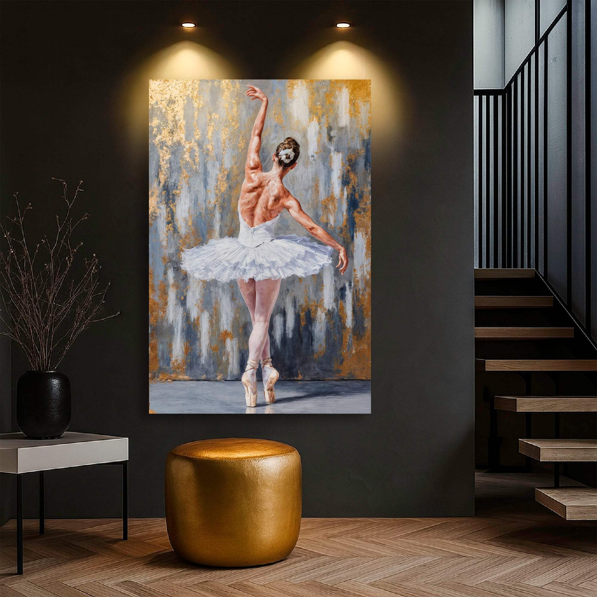 Modern Ballet Elegance Wall Art - Image 3