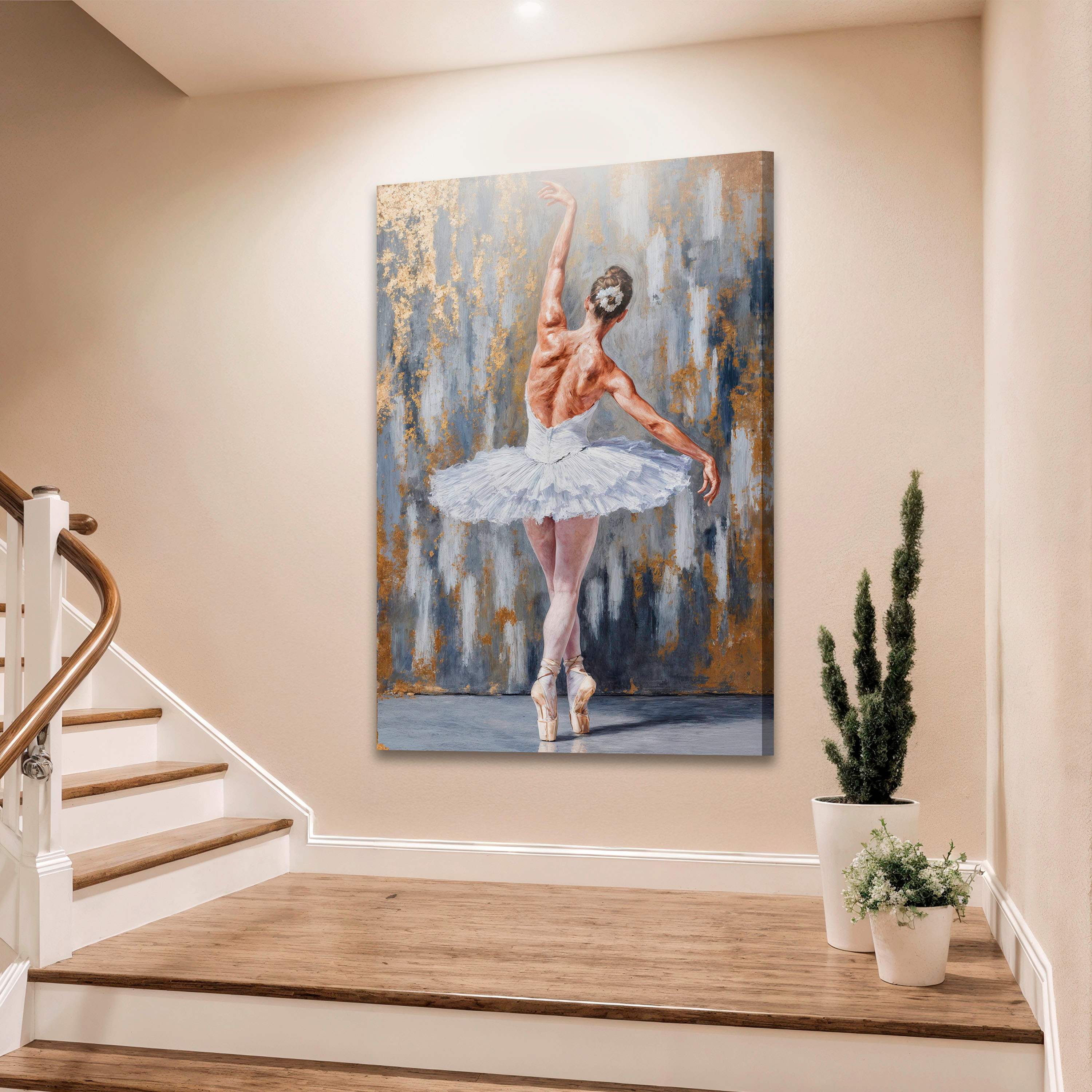 Modern Ballet Elegance Wall Art - Image 4