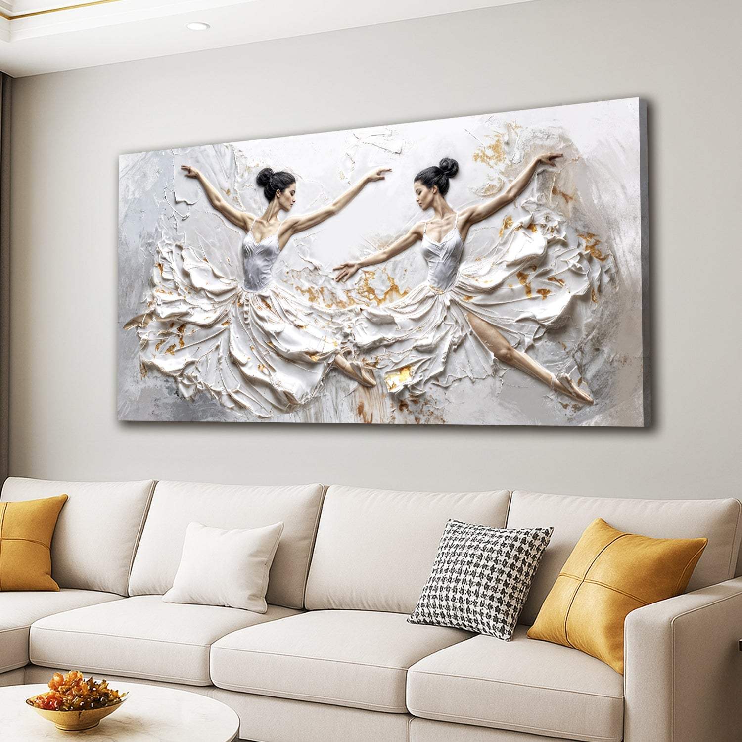 Modern Ethereal Dancers Wall Art - Image 4
