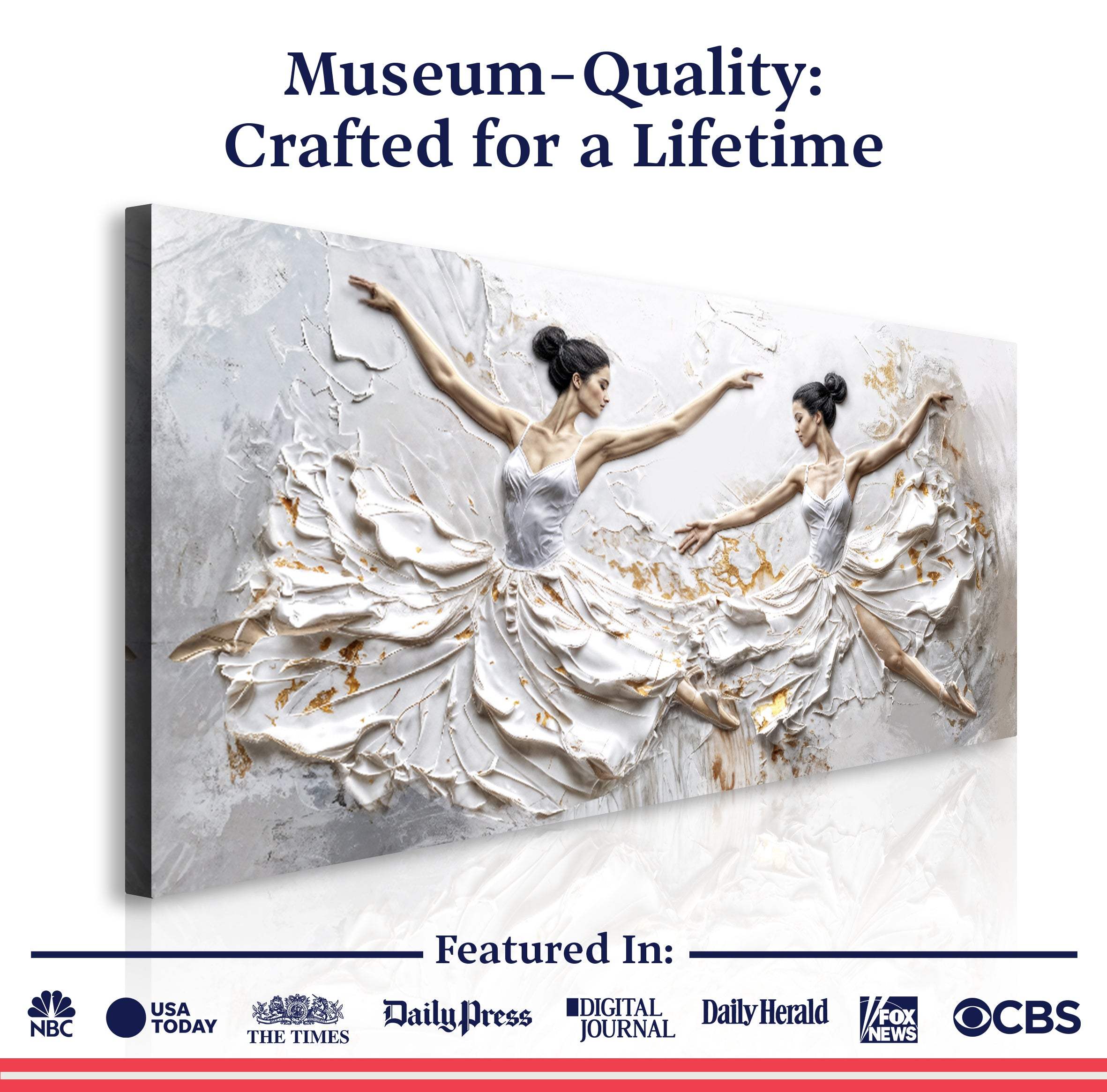 Modern Ethereal Dancers Wall Art - Image 6