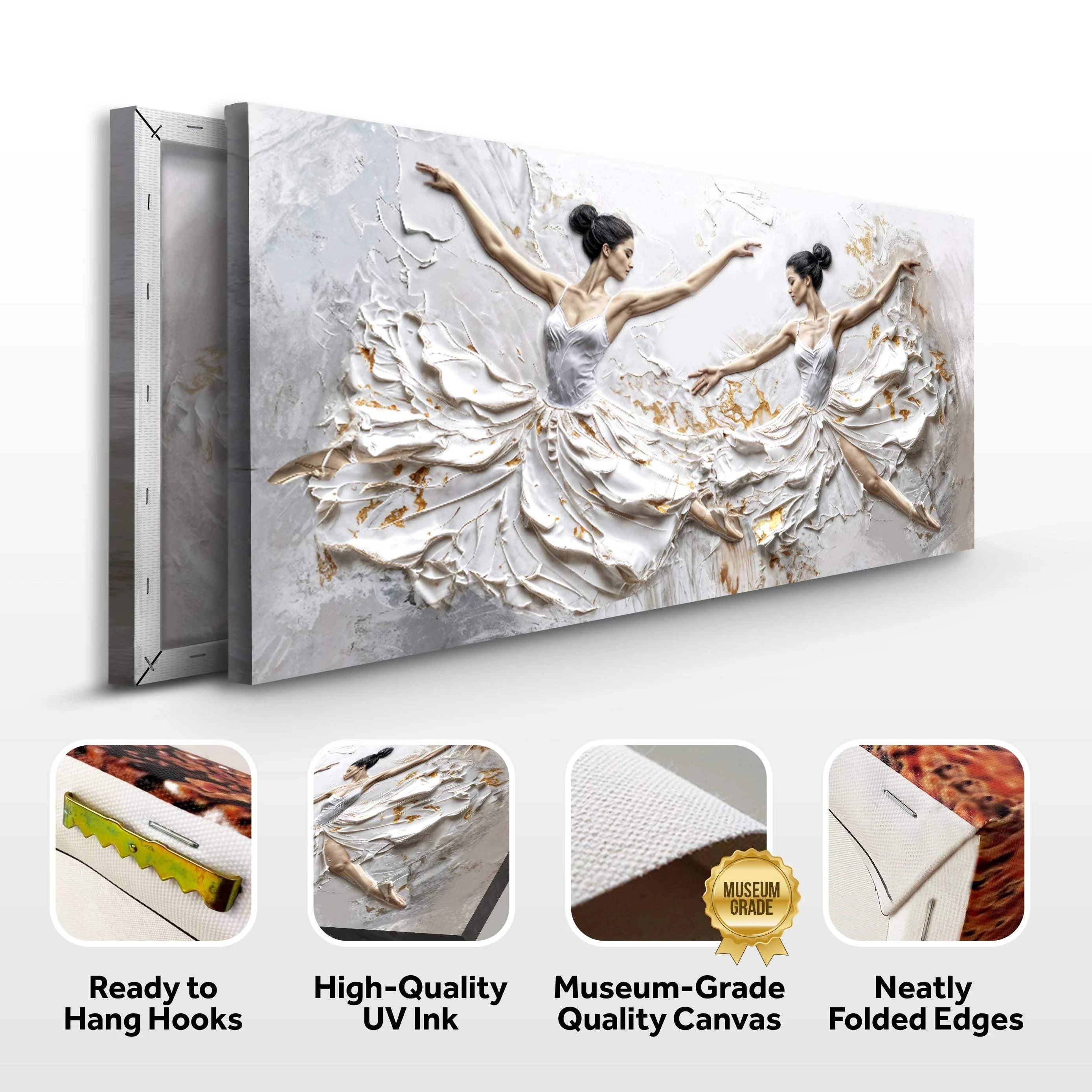Modern Ethereal Dancers Wall Art - Image 8
