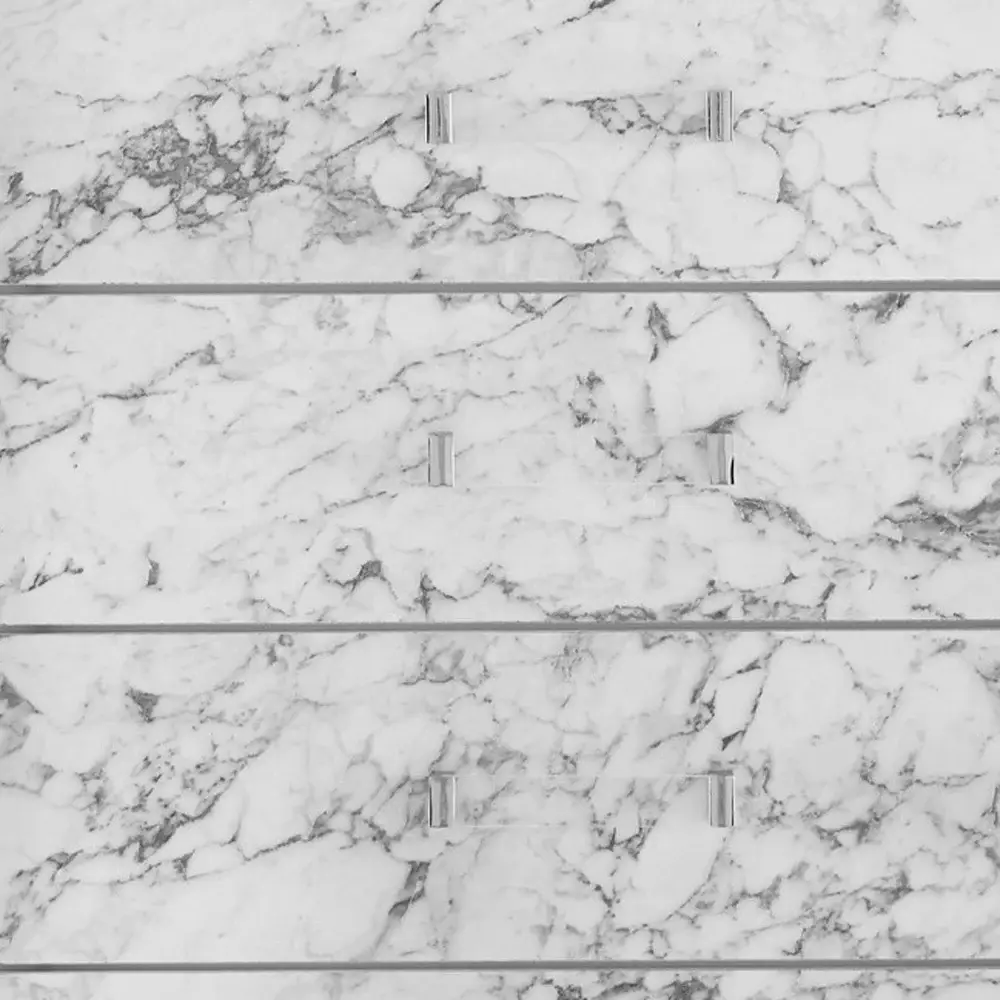 Modern White Chest With 5 Faux Marble Detailed Front Drawer. - Image 8